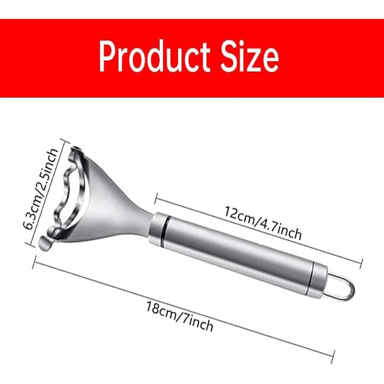 Pelador de Maíz Mágico BuerKeo 2 Pcs Acero Inoxidable