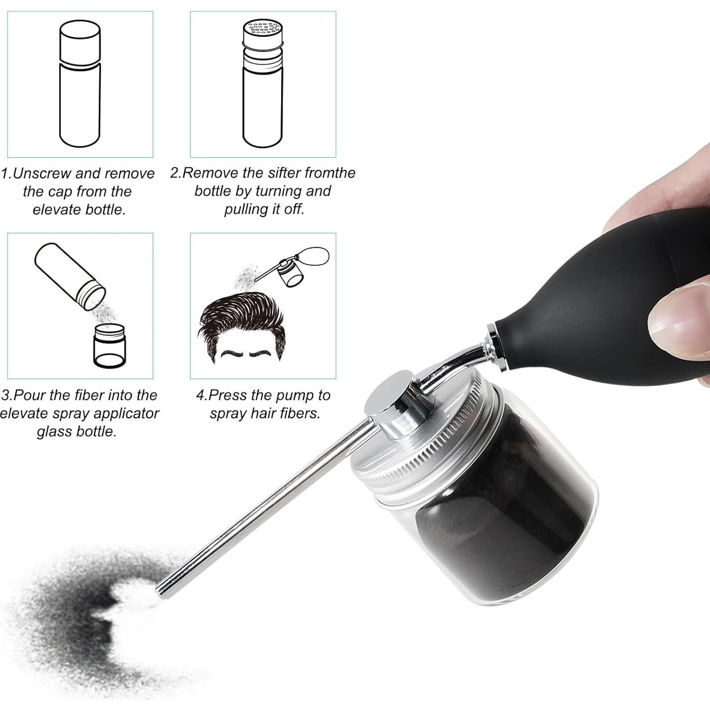 Aplicador de Spray para Fibras Capilares ALIVER - 2da Gen