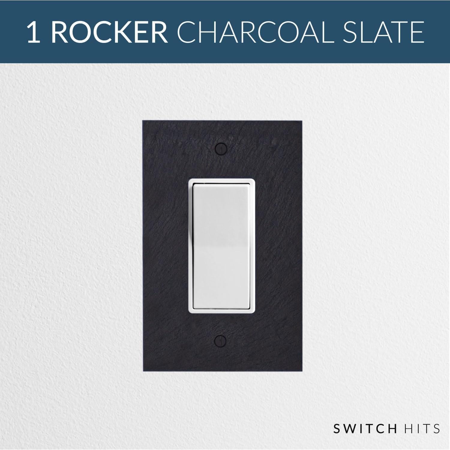 Placa de Pared Interruptor GFI Rocker Switch Hits Carvón 8.26x12.7cm