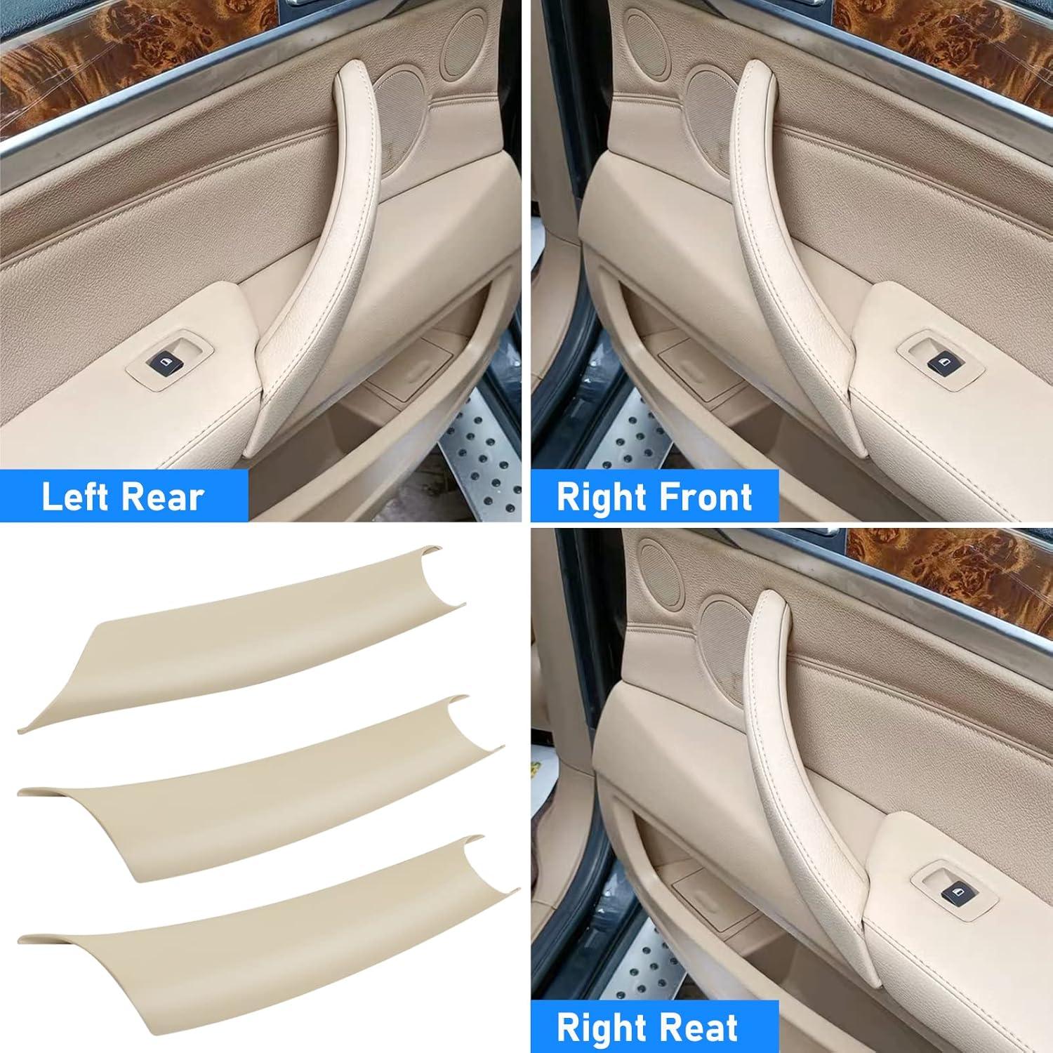 Cubiertas de Manijas de Puerta Jaronx para BMW X5 E70/X6 E71 3PCS Beige