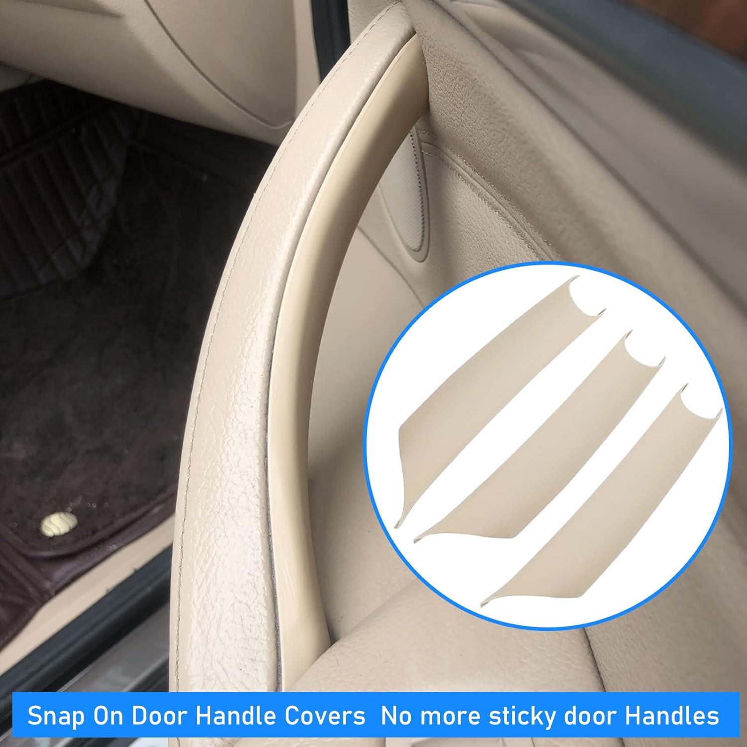 Cubiertas de Manijas de Puerta Jaronx para BMW X5 E70/X6 E71 3PCS Beige