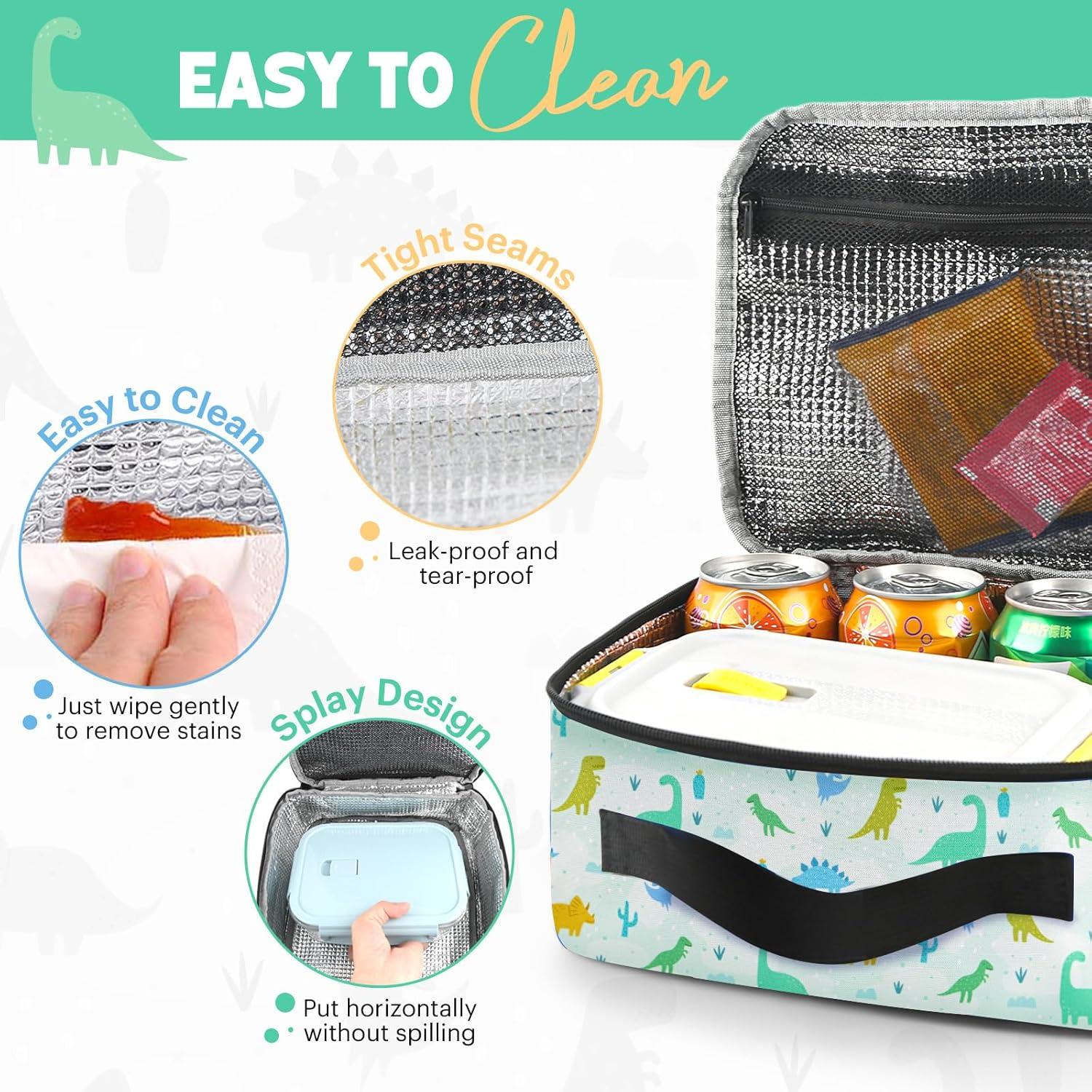 Caja de Almuerzo Aislada YONSEN Hipopótamo 11.5L Dinosaurio