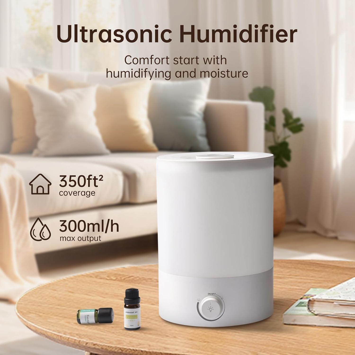 Humidificador YOGIN Hu25-02A 2.5L Ultrasónico Silencioso