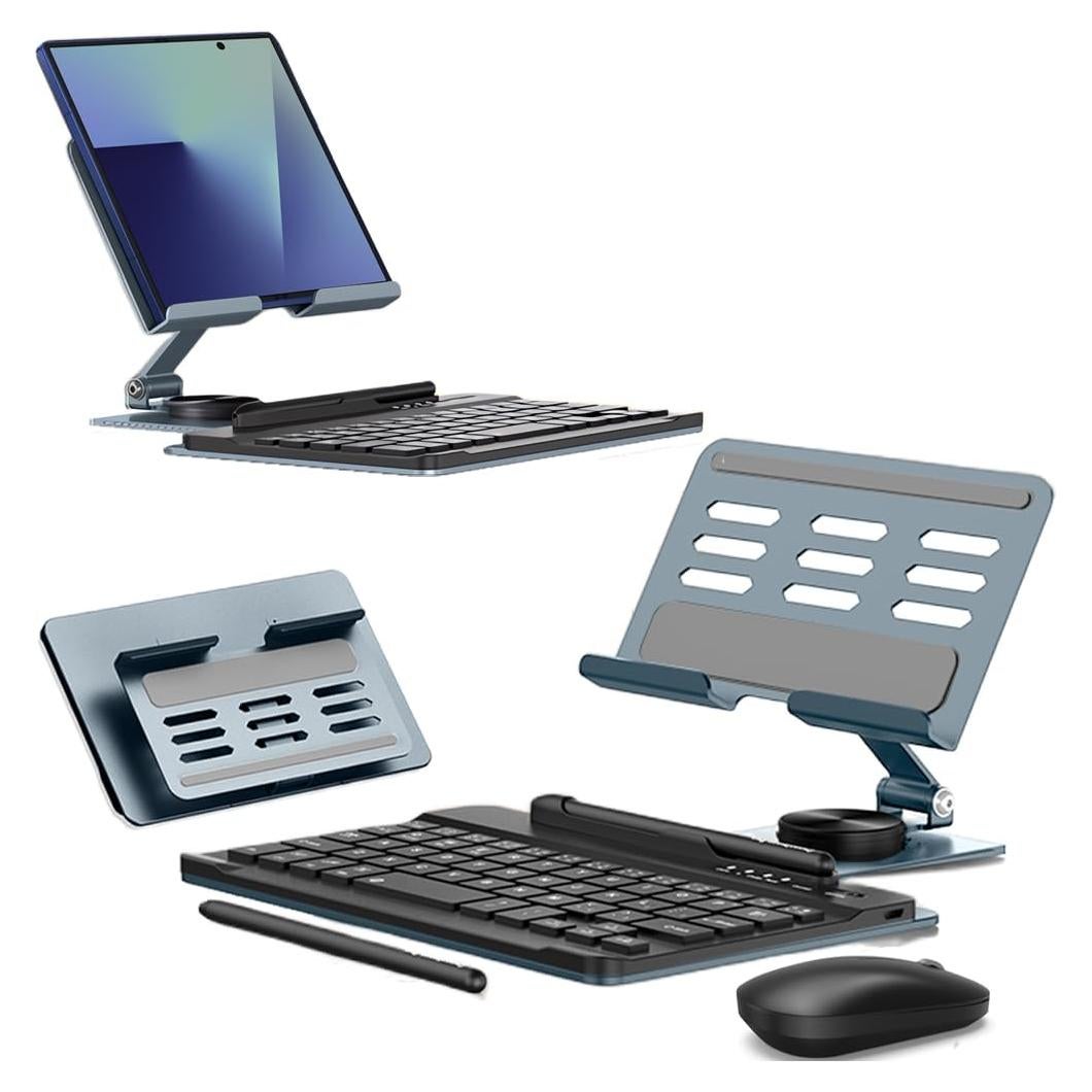 Teclado Mini Bluetooth Voppton con Soporte Plegable Z Fold