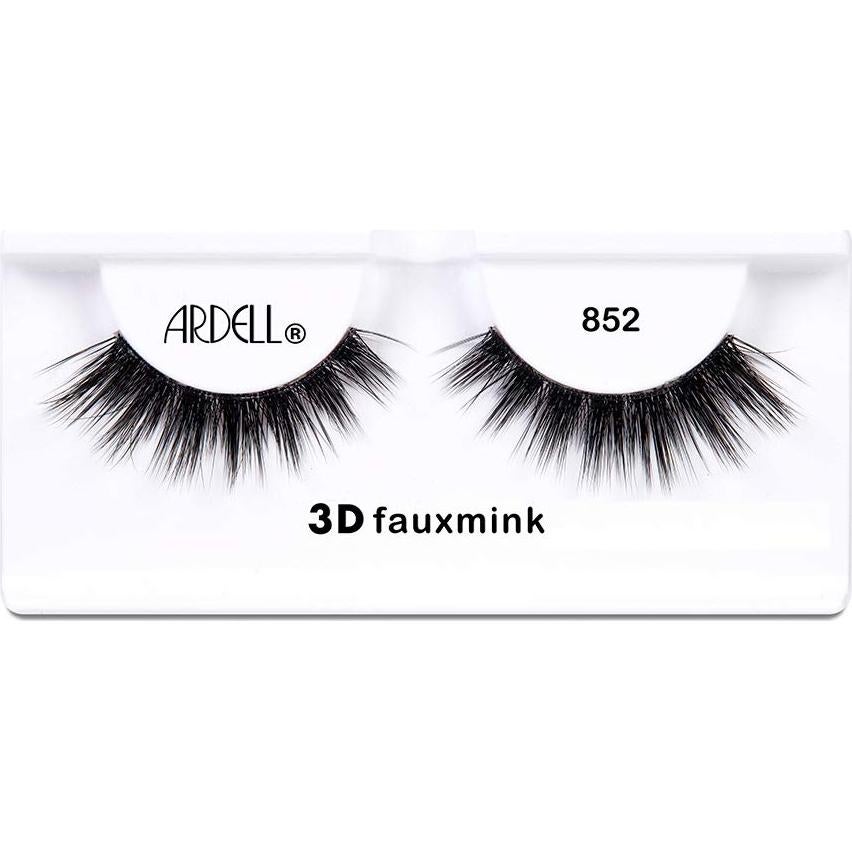 Pestañas Postizas Ardell 3D Sintéticas 852 - 4 Pares Reutilizables