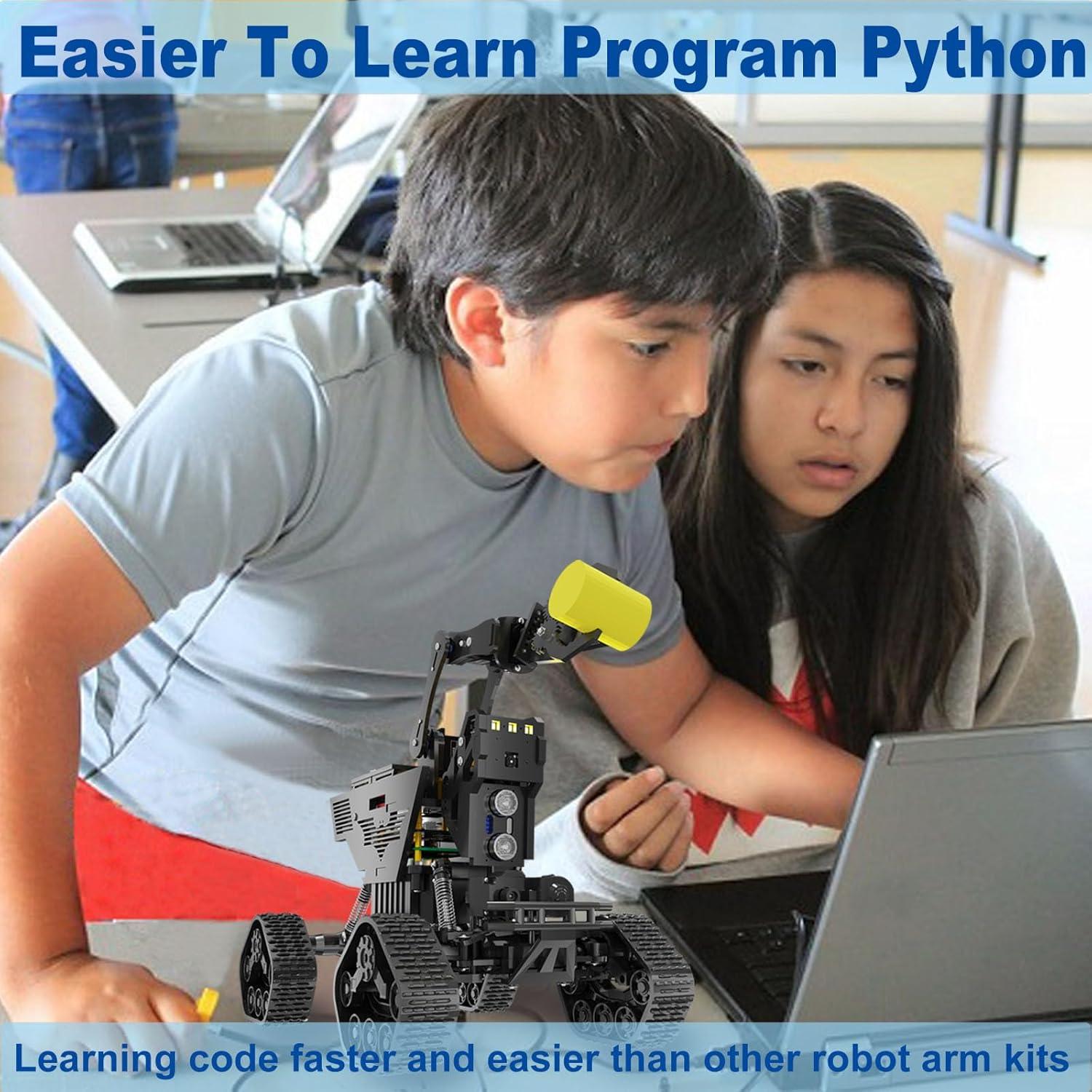 Kit de Coche Robot BLONWINER 2 en 1 para Programación STEM