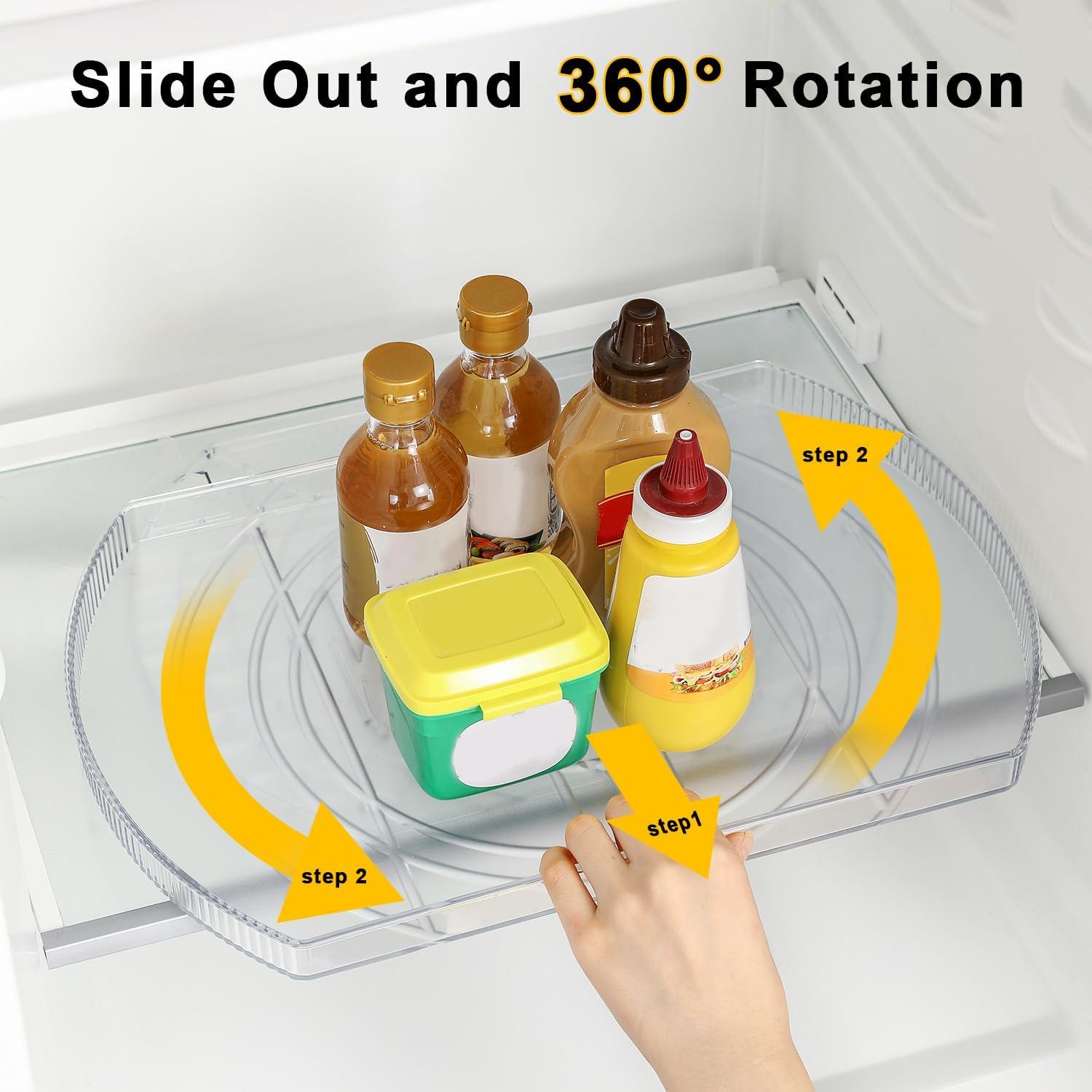 Organizador Giratorio Lazy Susan ROWNYEON 42cm para Refrigerador