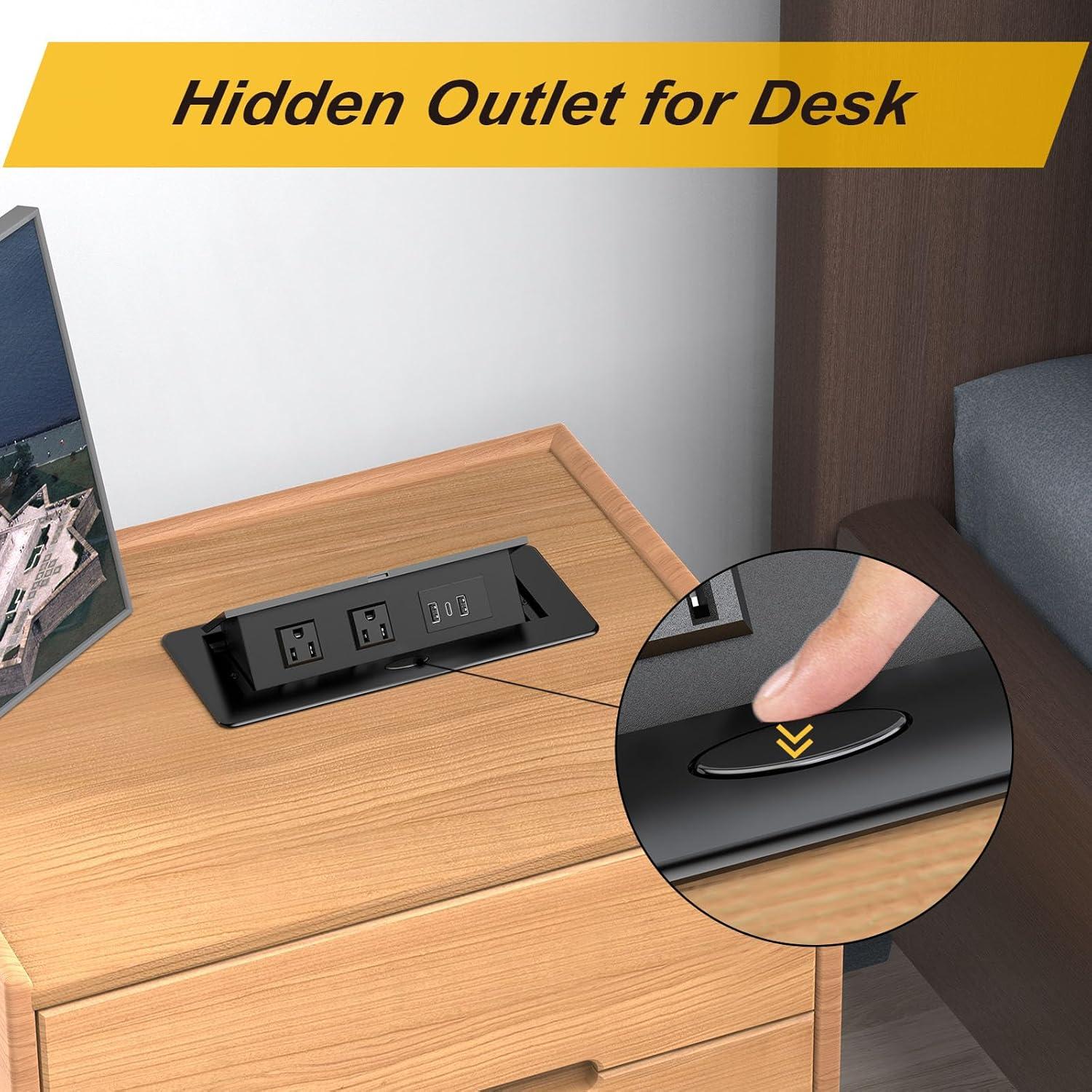 Toma de Corriente Empotrada Kungfuking con USB C 20W - Negro