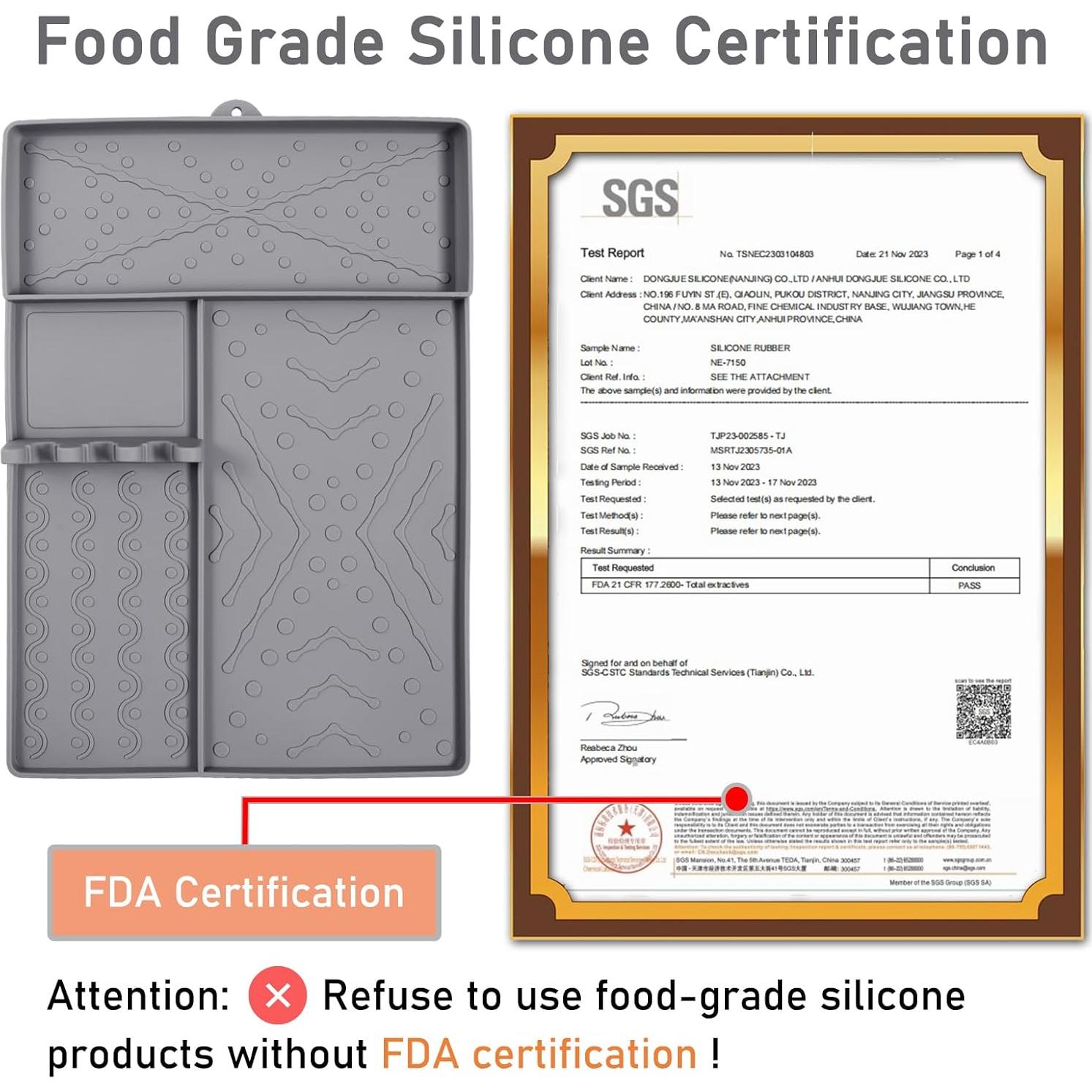 Alfombrilla de Silicona Anehues para Parrilla Blackstone 40.96x29.46cm