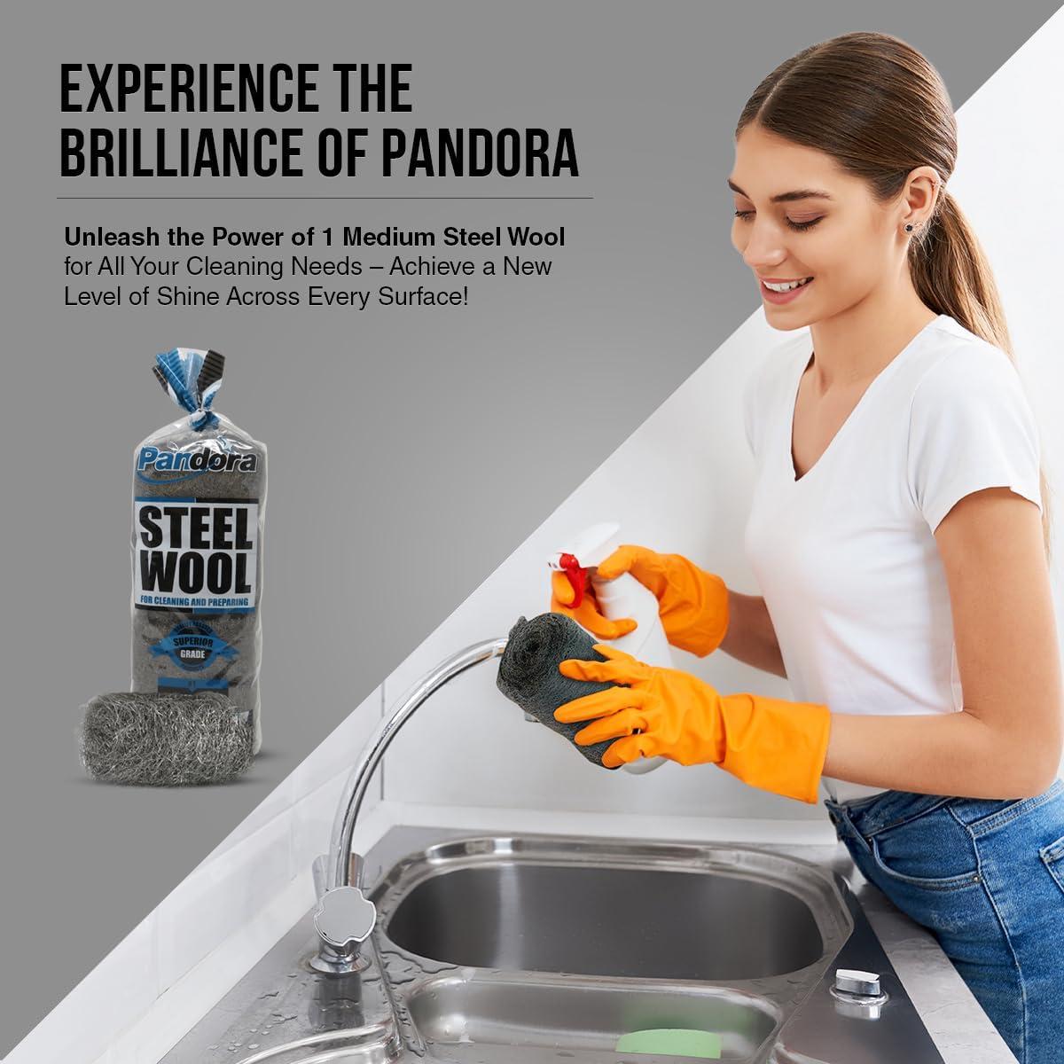 Pandora Lana de Acero #1 - 16 Almohadillas Grado Medio