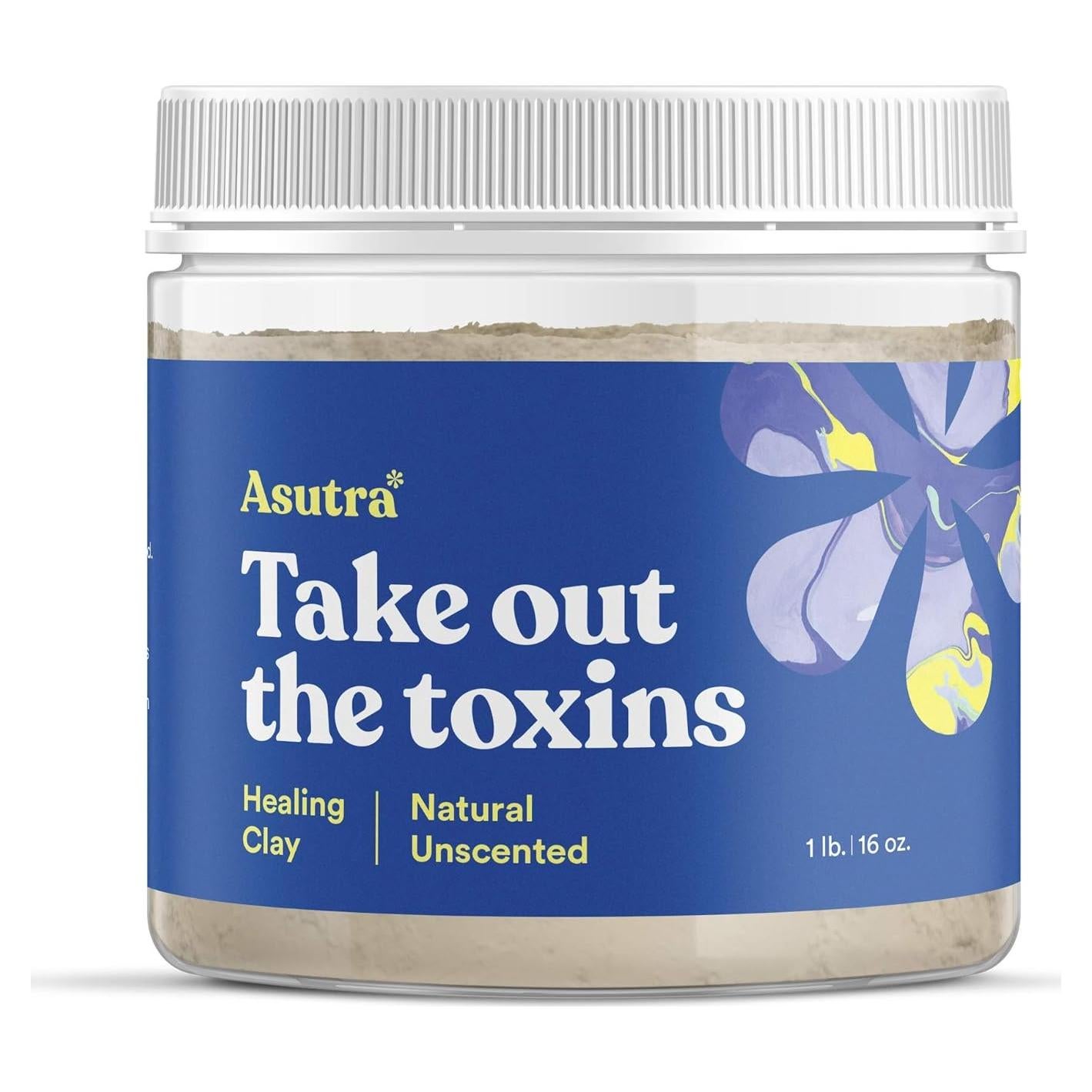 Mascarilla de Arcilla Curativa ASUTRA 0.45 kg - Anti-Acné y Anti-Envejecimiento