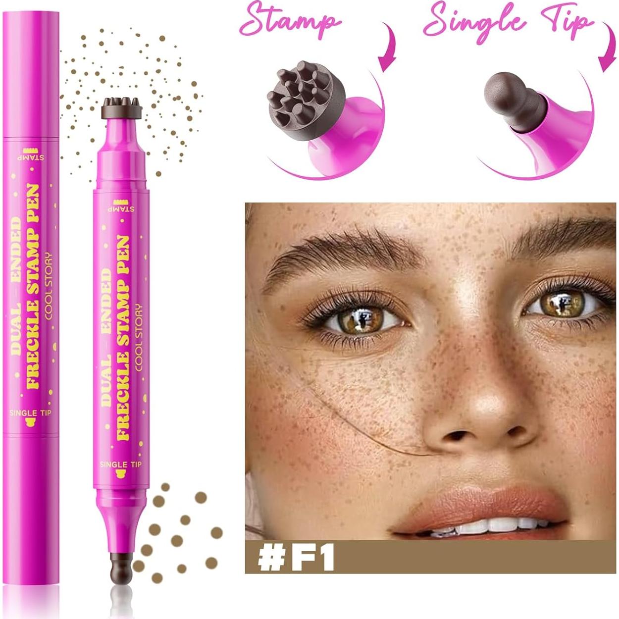 Bolígrafo de Sello de Pecas Beauty Glazed - Marrón Beige