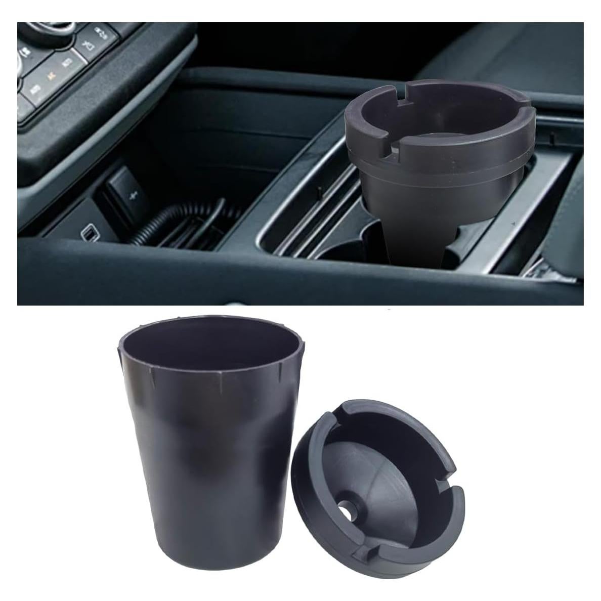 Cenicero Automotriz JOYCOURT Sin Humo Negro 10.7x8 cm