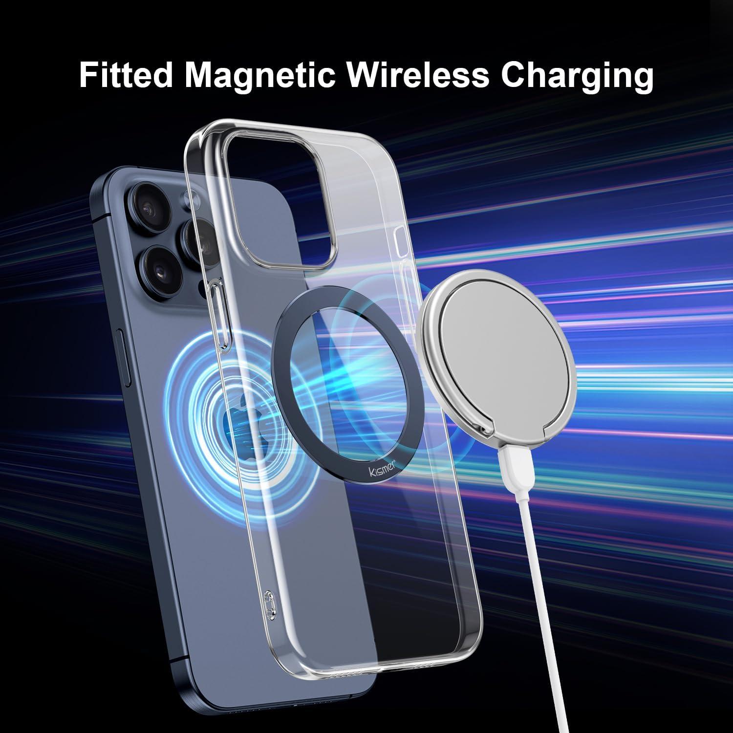 Pegatina Magnética Kismer para Carga Inalámbrica - 2 Piezas