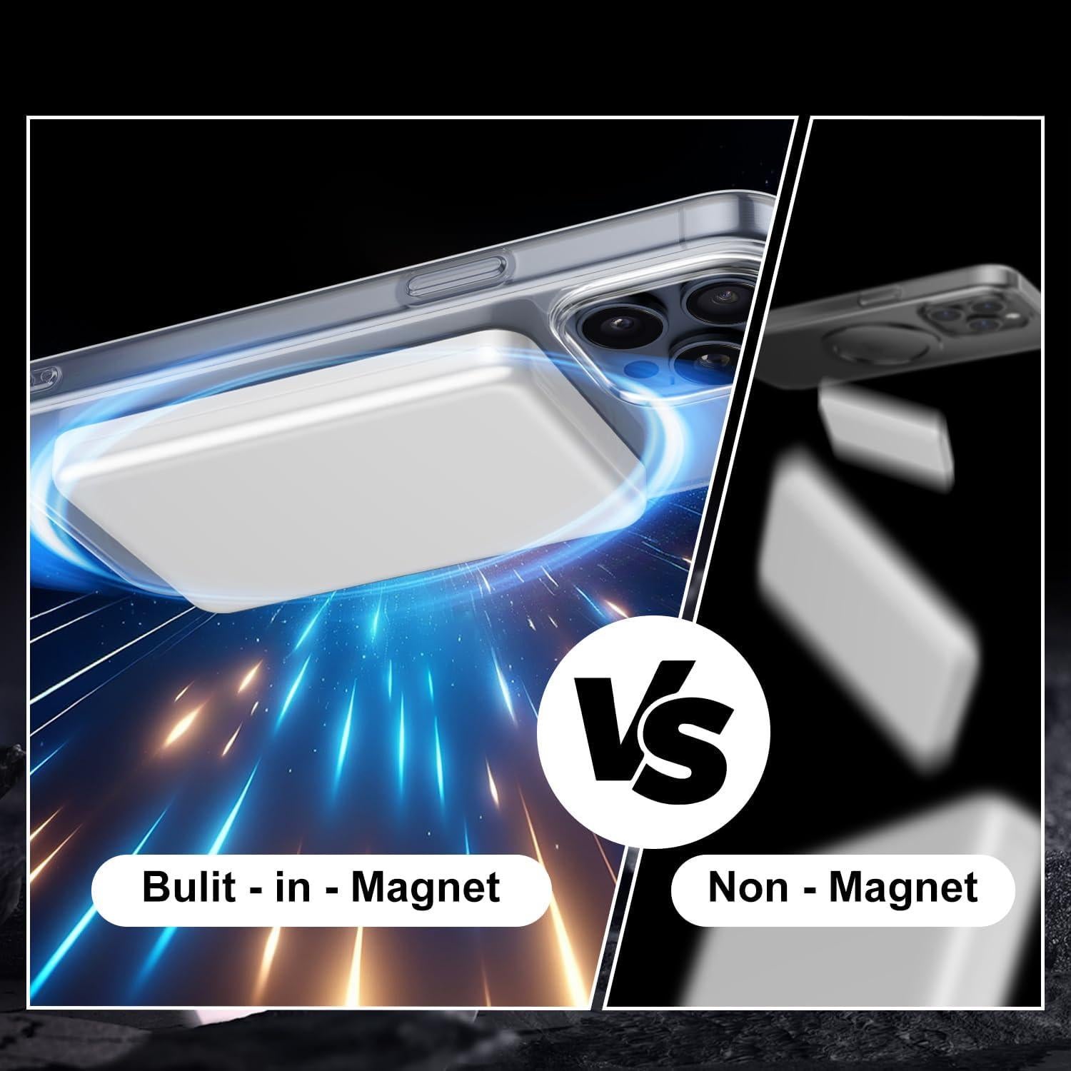 Pegatina Magnética Kismer para Carga Inalámbrica - 2 Piezas