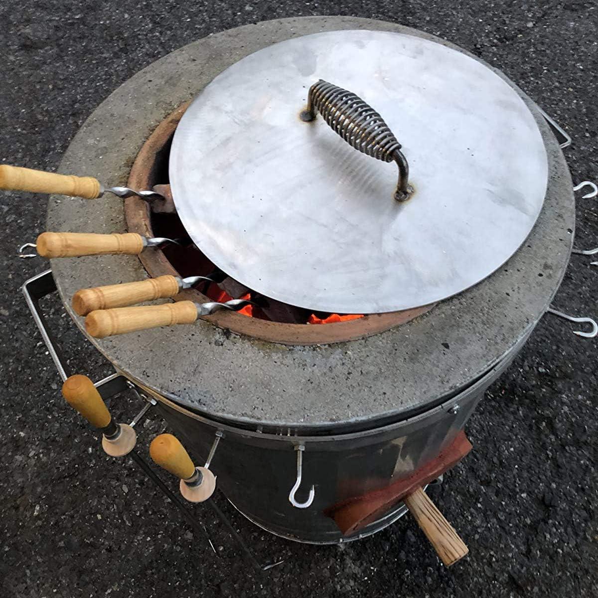 Set de 12 Pinchos de Kebab Antallcky 56 cm Acero Inoxidable