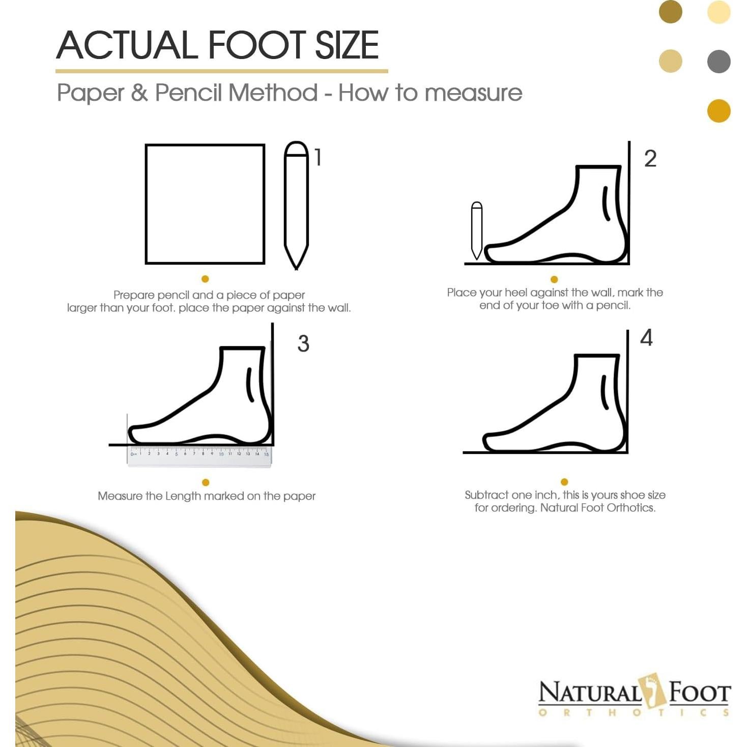 Plantillas Ortopédicas Estabilizadoras Natural Foot 3/4 - Alivio Fascitis Plantar