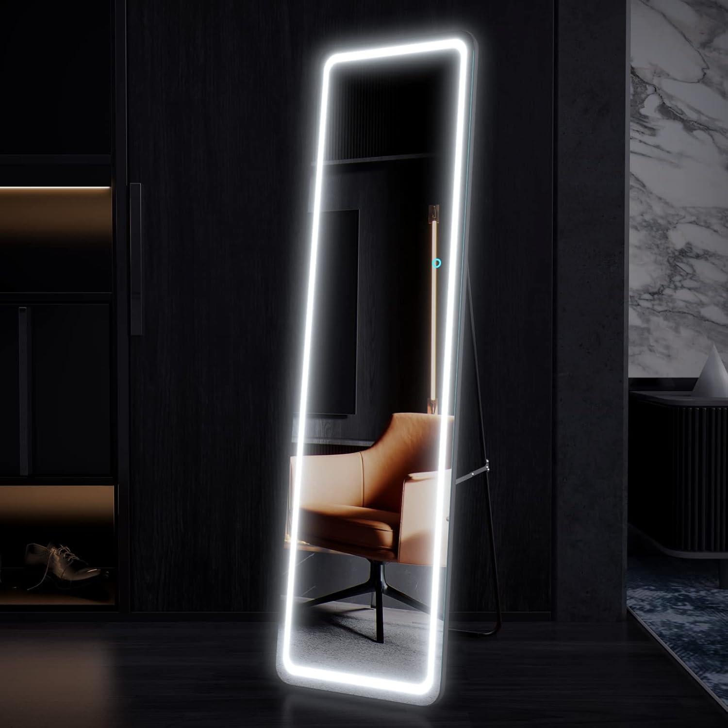 Espejo de Cuerpo Completo LVZORY LED 160 cm x 40.6 cm Regulable