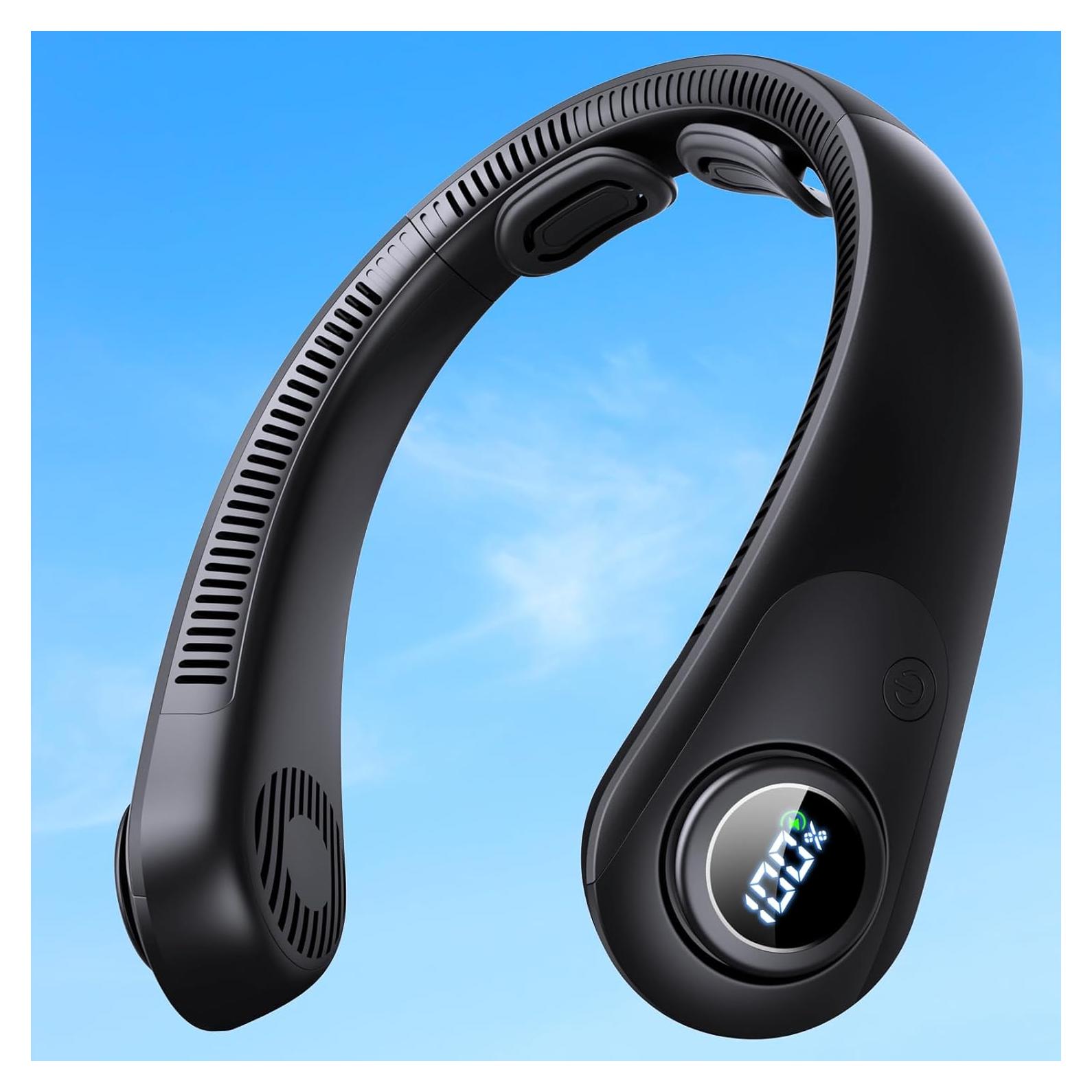 Ventilador de Cuello BEYYON Pro, Portátil, 5 Velocidades, LED