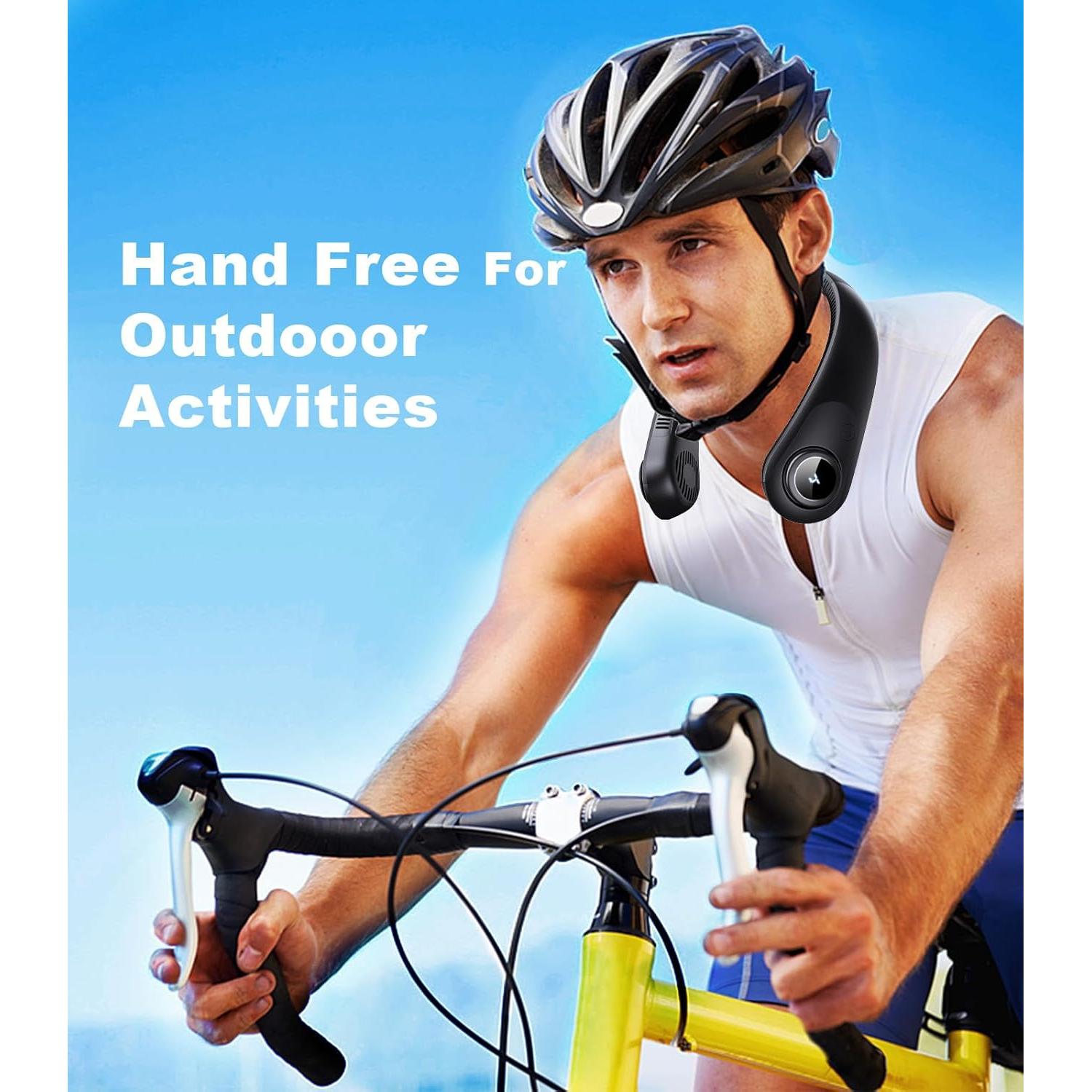 Ventilador de Cuello BEYYON Pro, Portátil, 5 Velocidades, LED