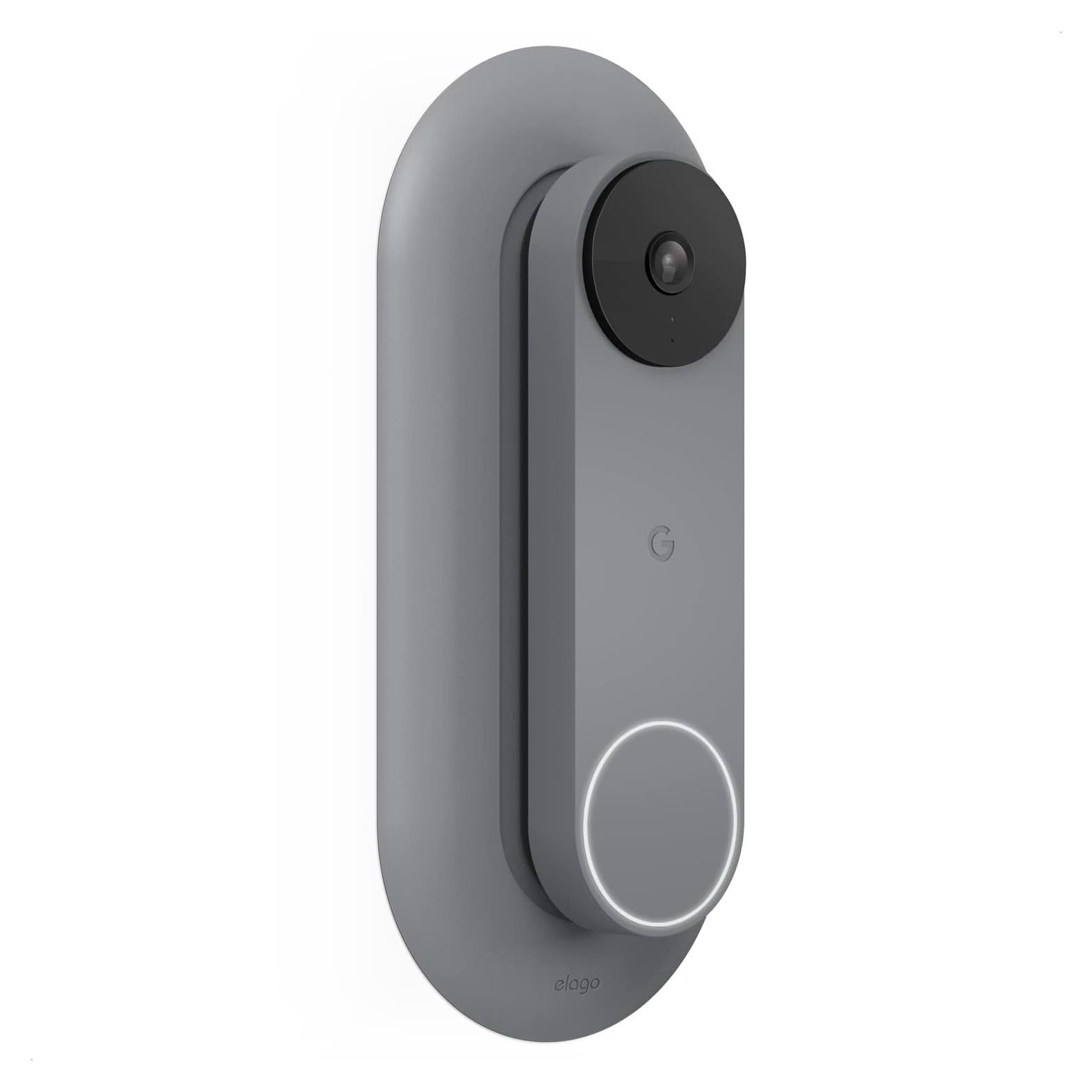 Placa Decorativa elago Mount para Timbre Google Nest Hello Gris