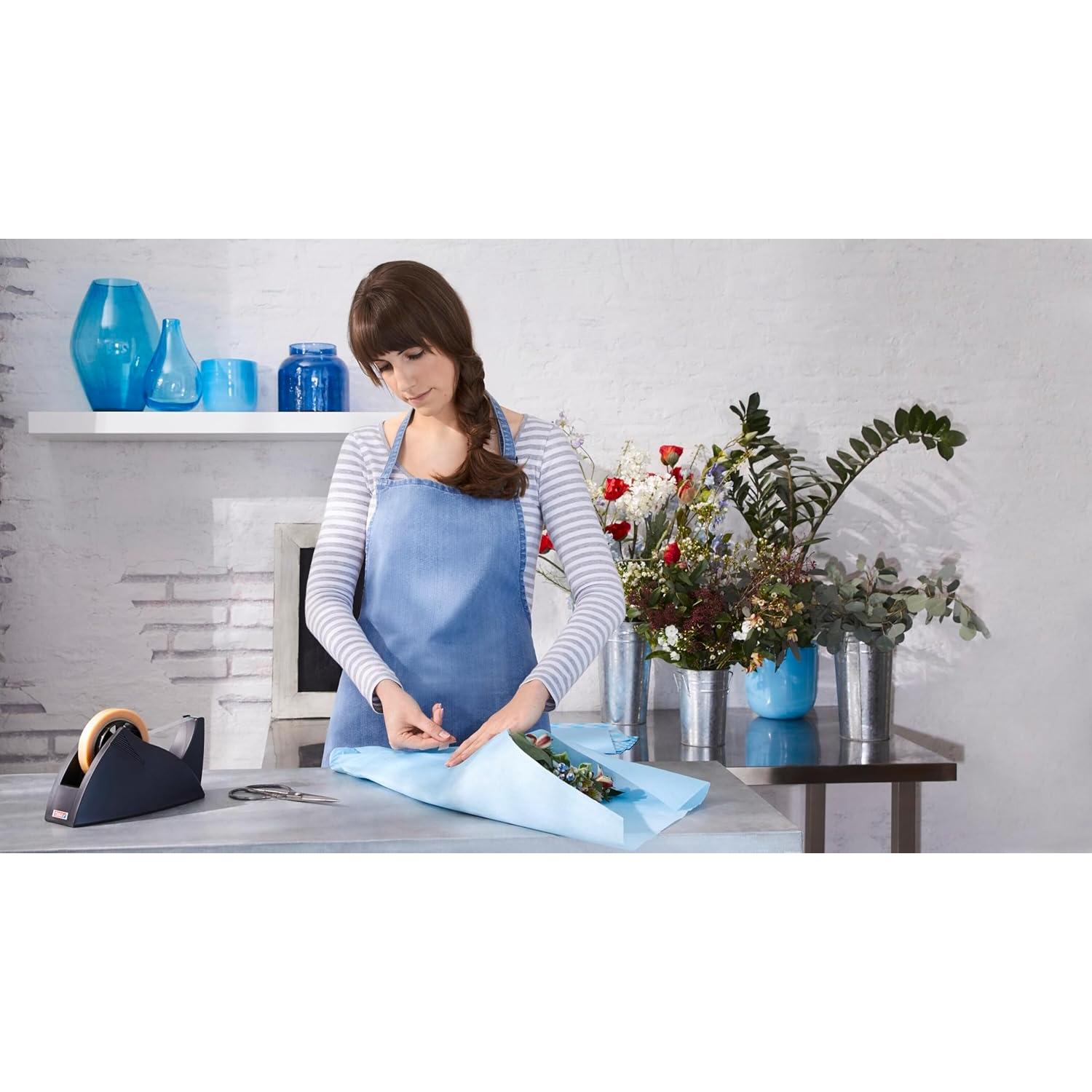 Dispensador de Cinta Adhesiva tesa Easy Cut Profesional 25mm Rojo/Azul