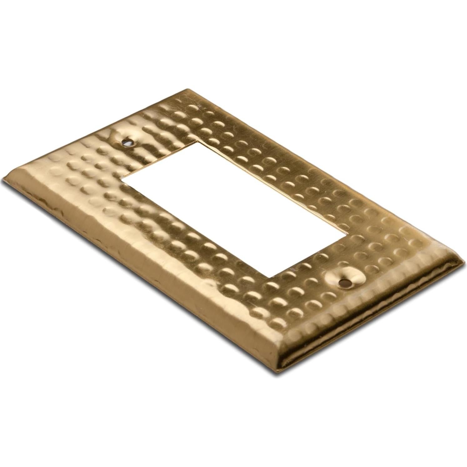 Placa de Pared Rocker Monarch Abode Oro Cepillado 2 Unidades