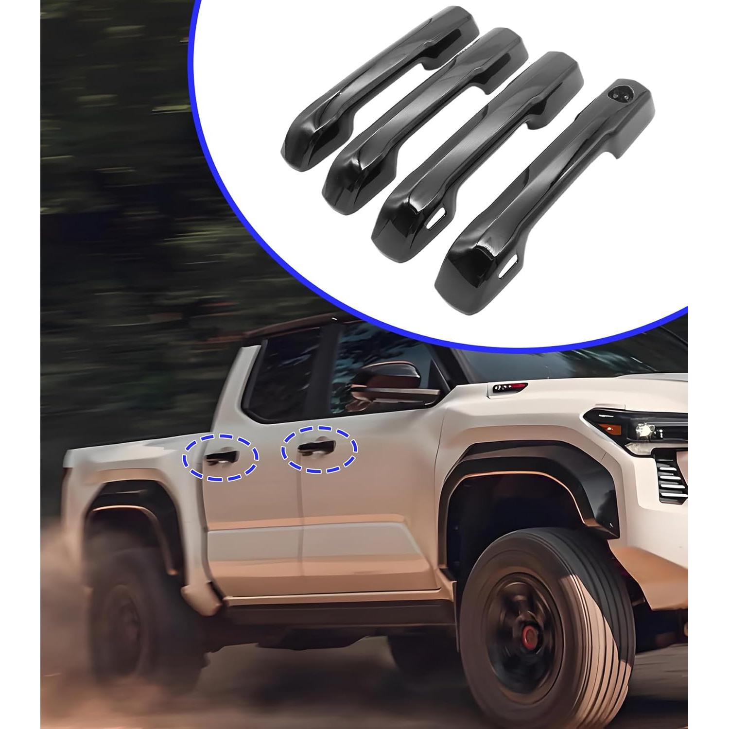 Cubiertas de Manijas de Puerta Exterior Ushilife para Toyota Tacoma 2024-2025