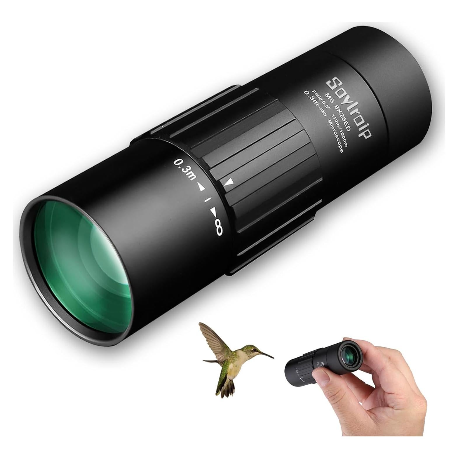 Telescopio Monocular 8x25 Soylroip Compacto Impermeable