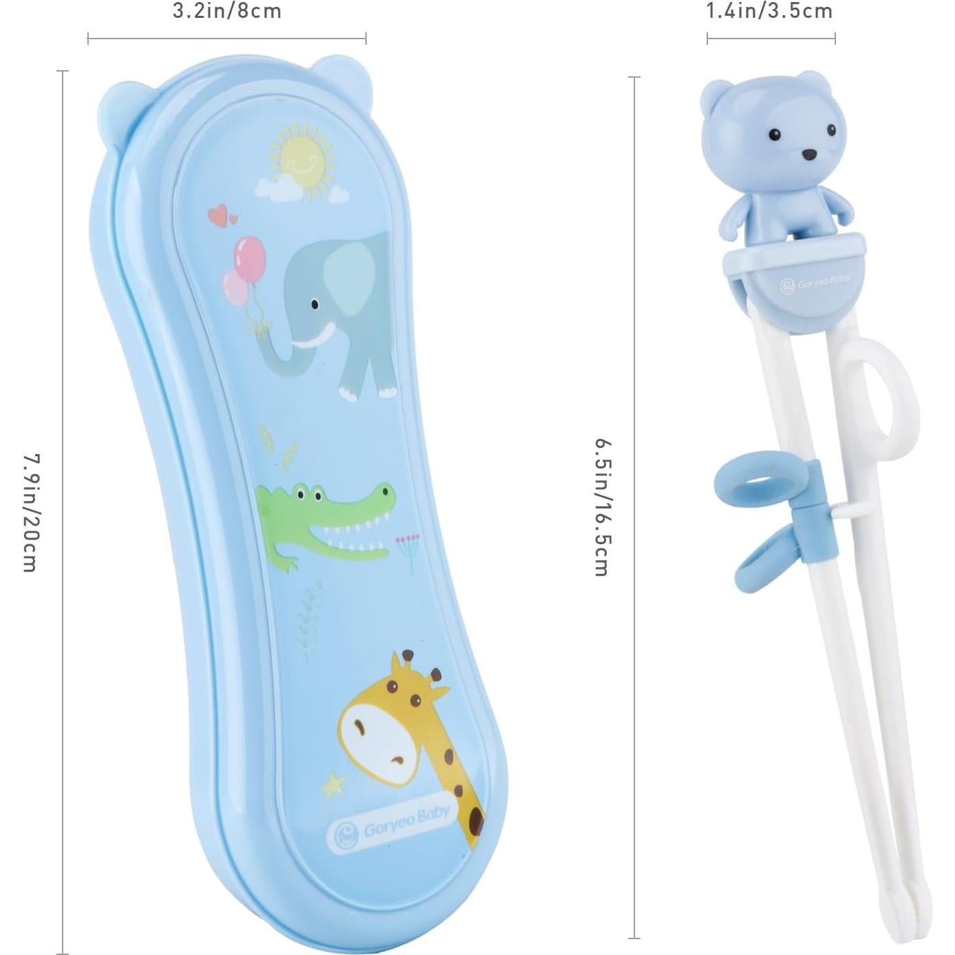 Palillos de Entrenamiento para Niños Yunhe - Azul - 16.5 cm