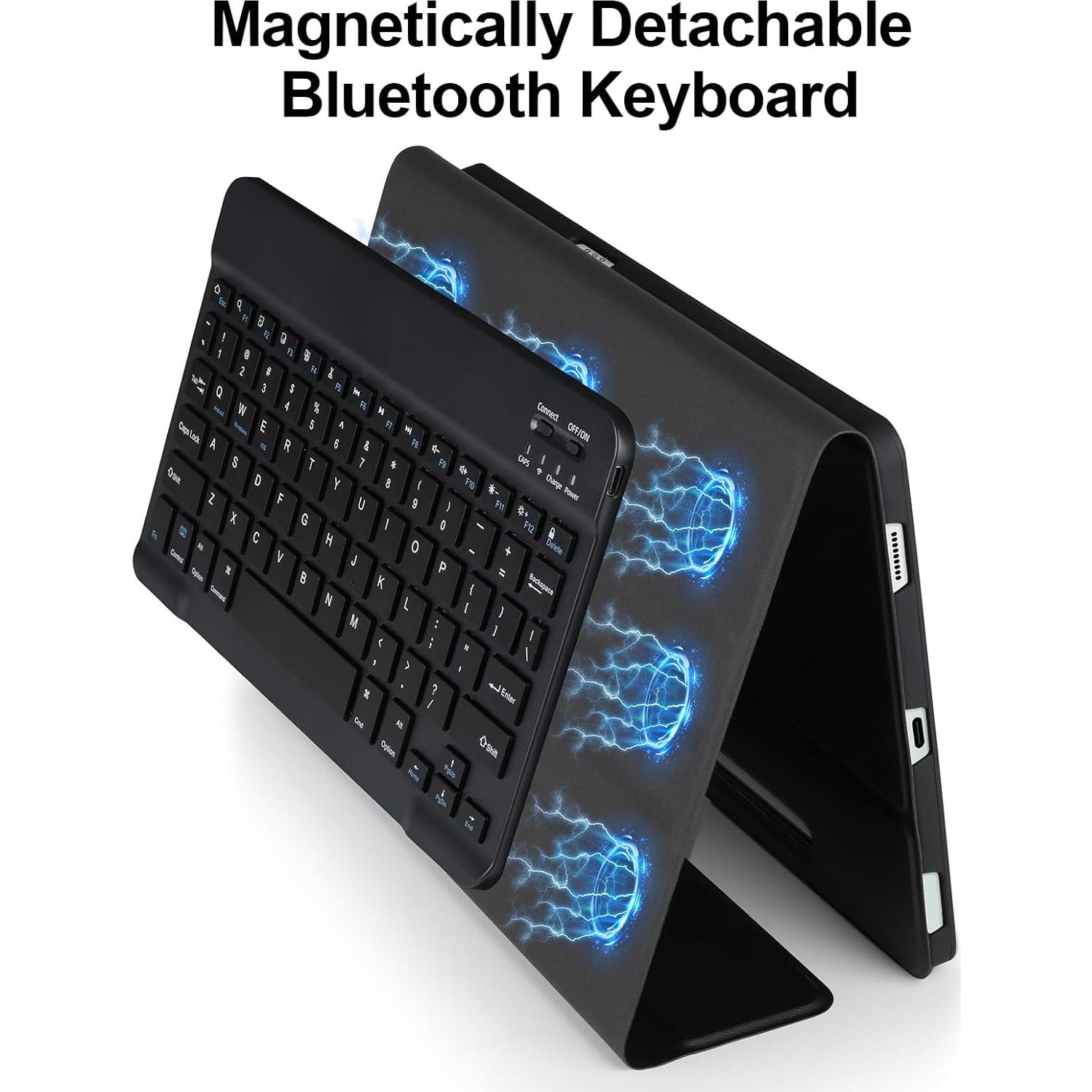 Funda con Teclado Samsung Galaxy Tab S9 FE 10.9" 2023 - Negro