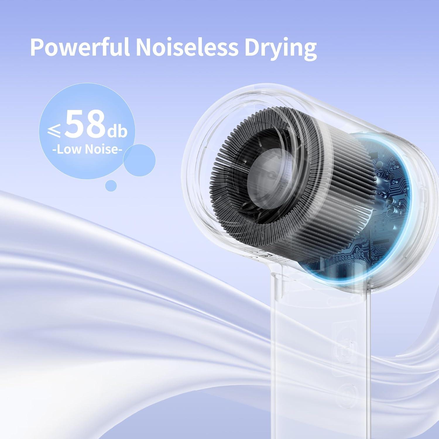 Secador de Pelo Profesional Travelove XF-01A 1500W Azul