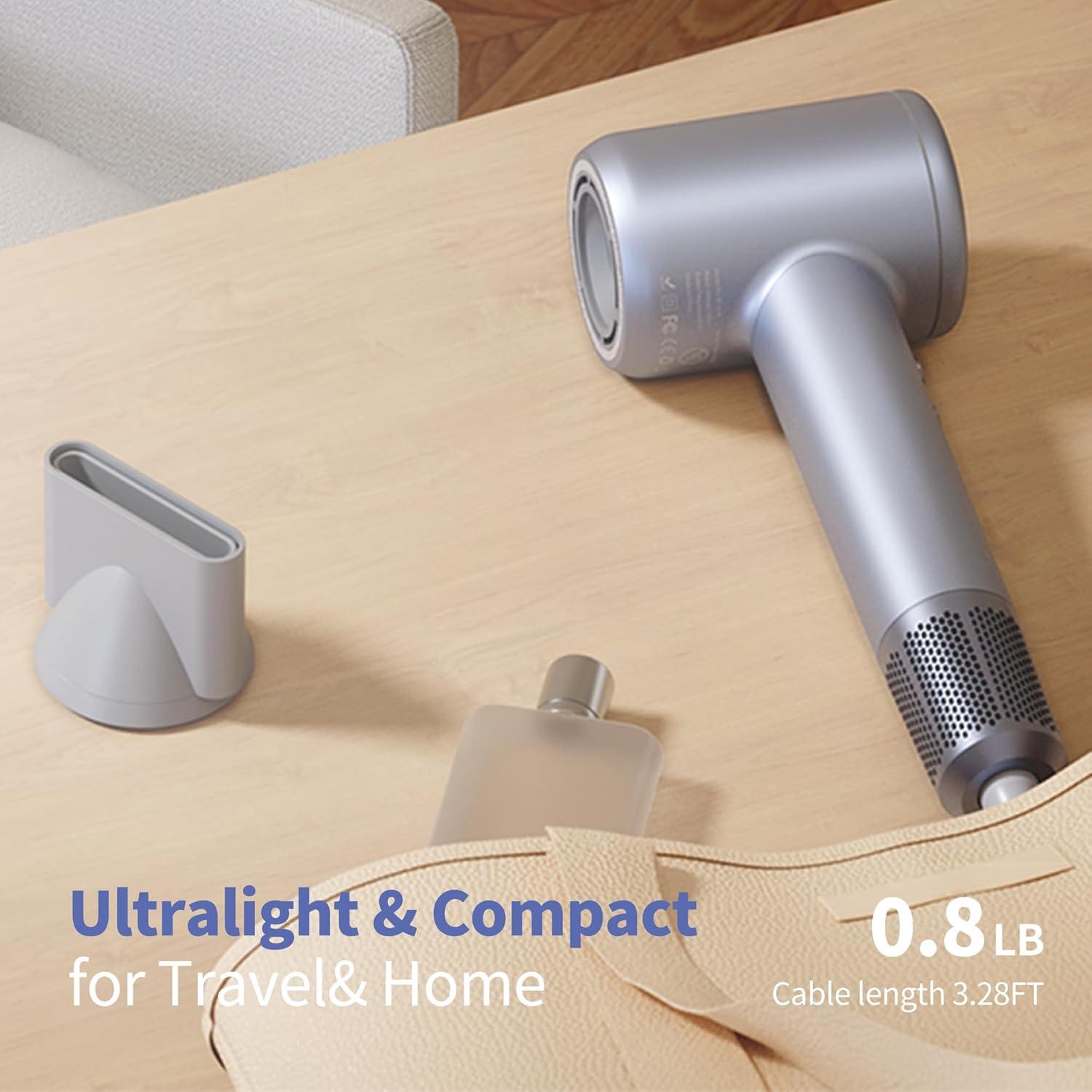 Secador de Pelo Profesional Travelove XF-01A 1500W Azul