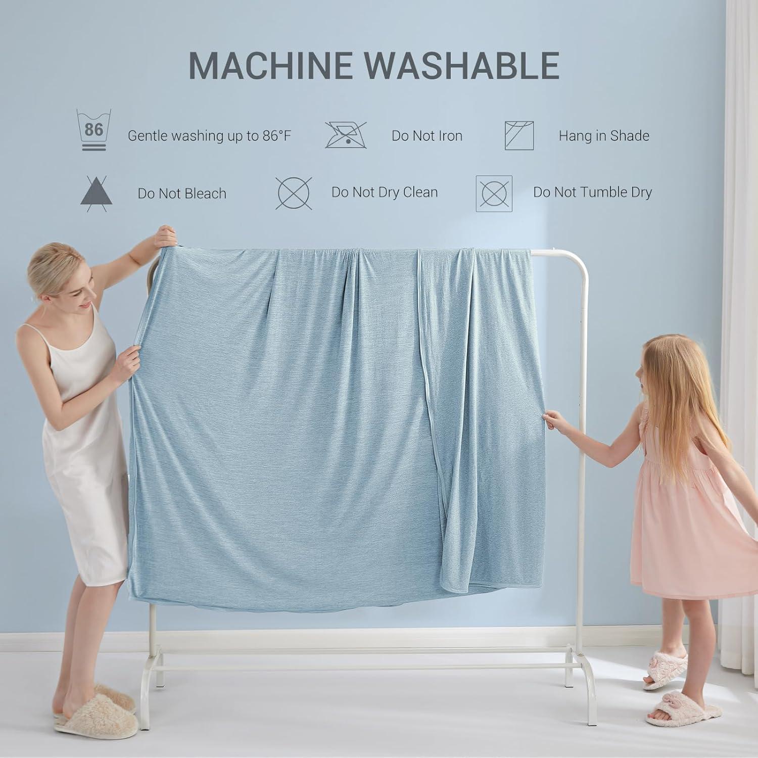 Manta Refrigerante Marchpower Twin 150x200cm Azul Bebé