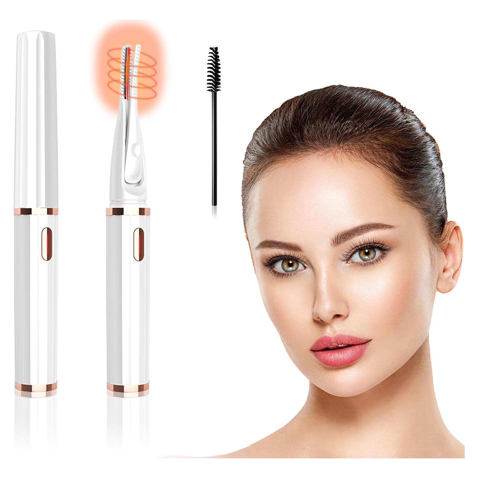 Rizador de Pestañas Calentado FOREVIVE 2-en-1 Hipoalergénico