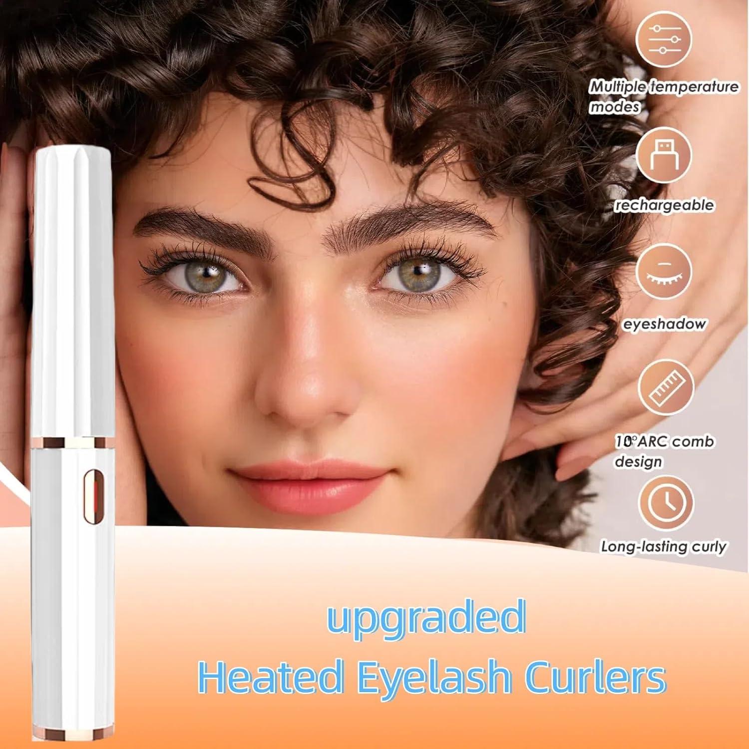 Rizador de Pestañas Calentado FOREVIVE 2-en-1 Hipoalergénico