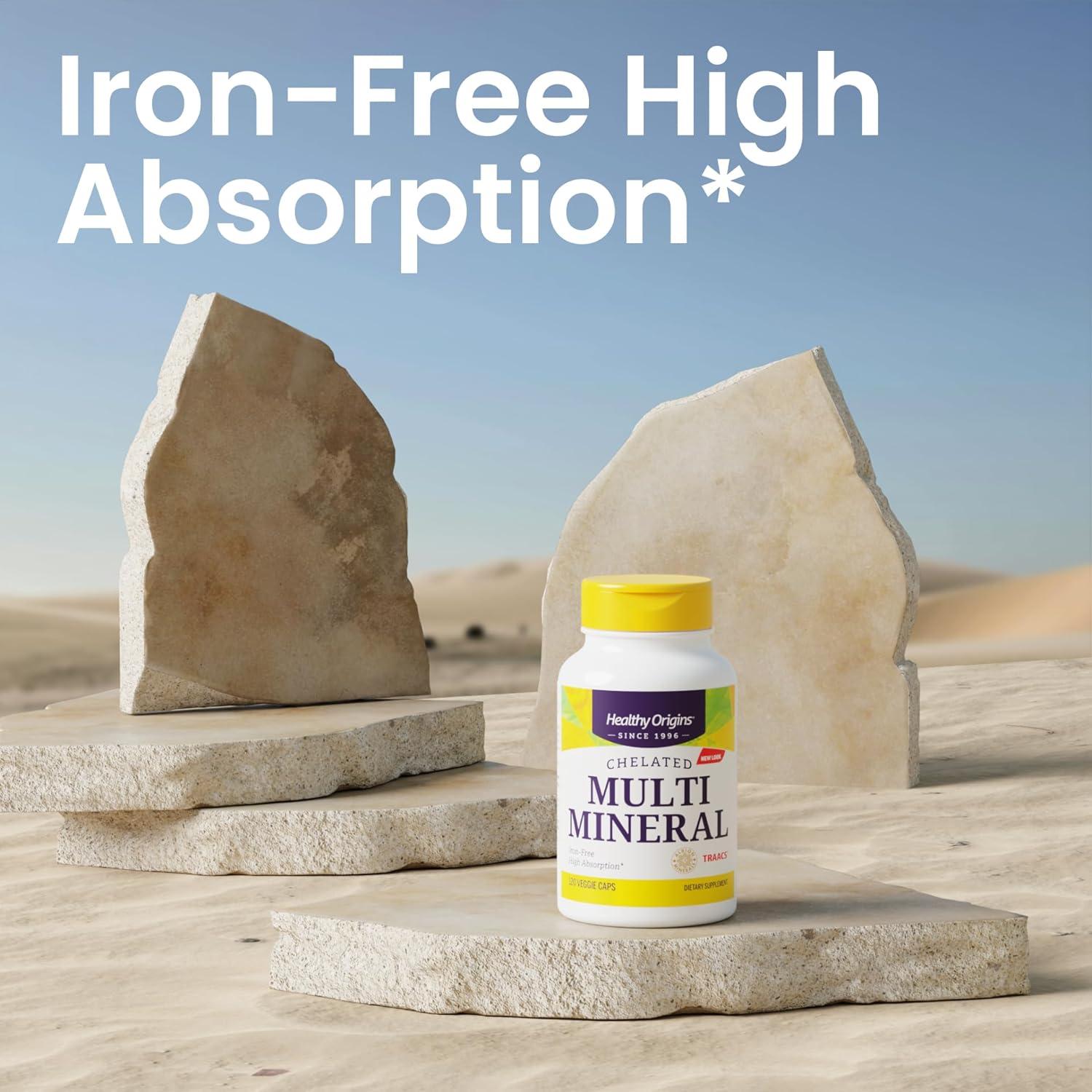 Mineral Múltiple Quelado Orígenes Saludables 120 Cápsulas