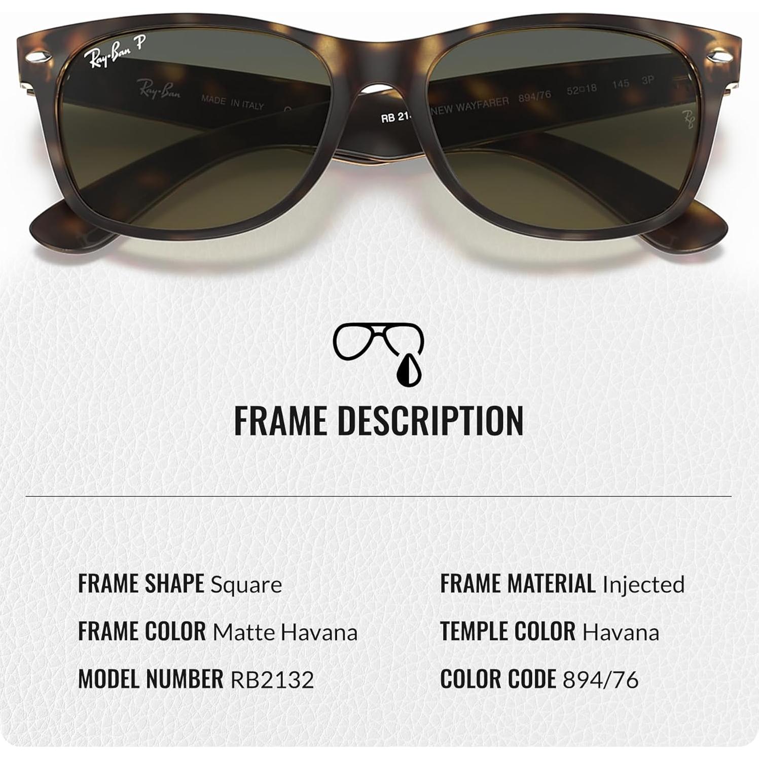 Gafas de Sol Ray-Ban RB2132 New Wayfarer Polarizadas