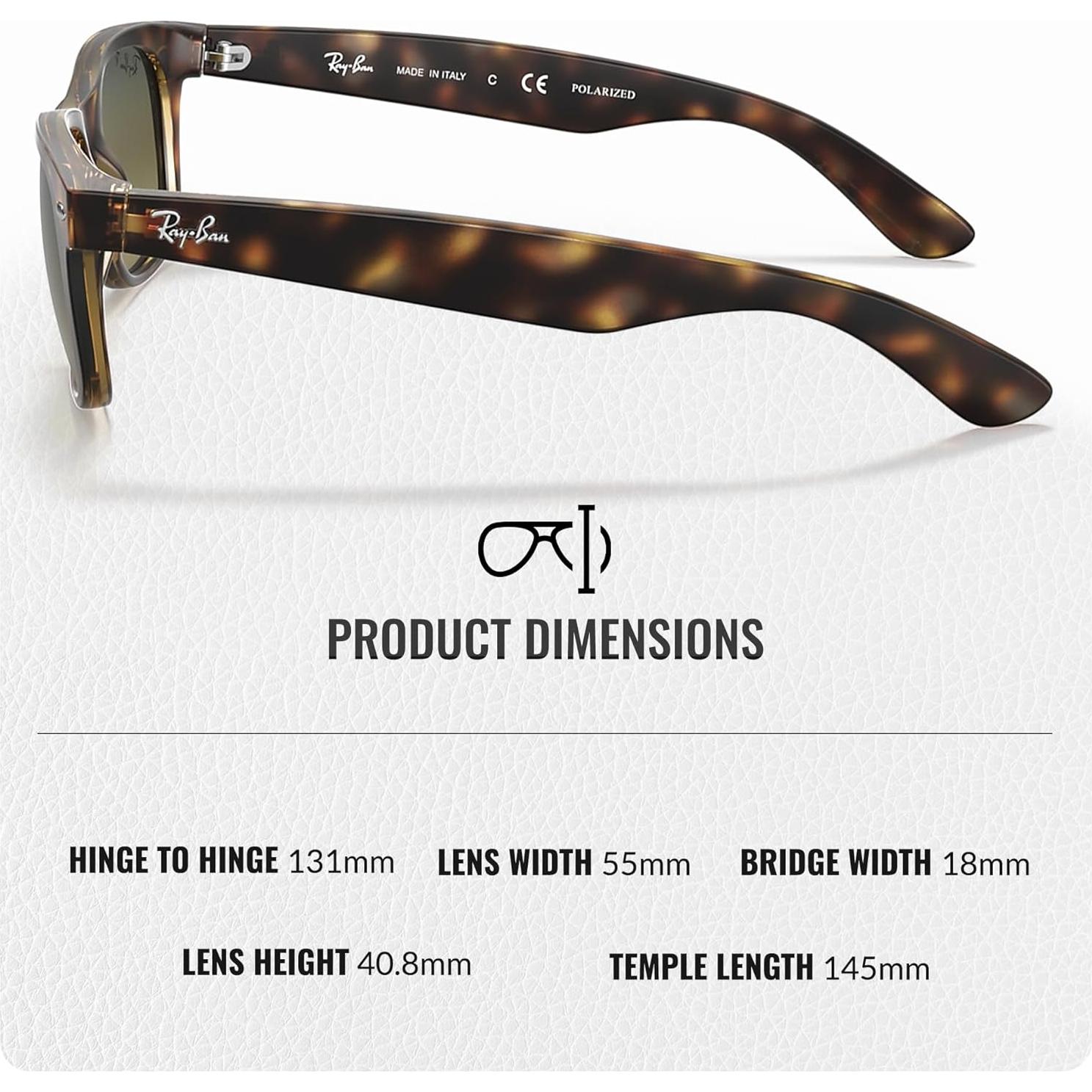 Gafas de Sol Ray-Ban RB2132 New Wayfarer Polarizadas