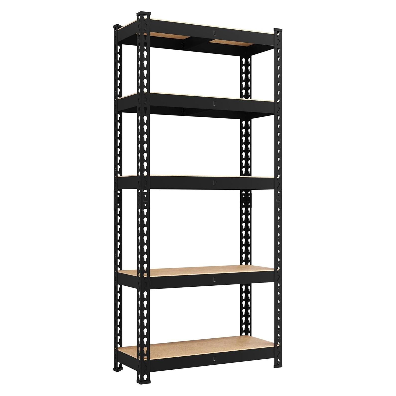 Estante de Almacenamiento Ajustable Yaheetech 5 Niveles 71x30x152cm