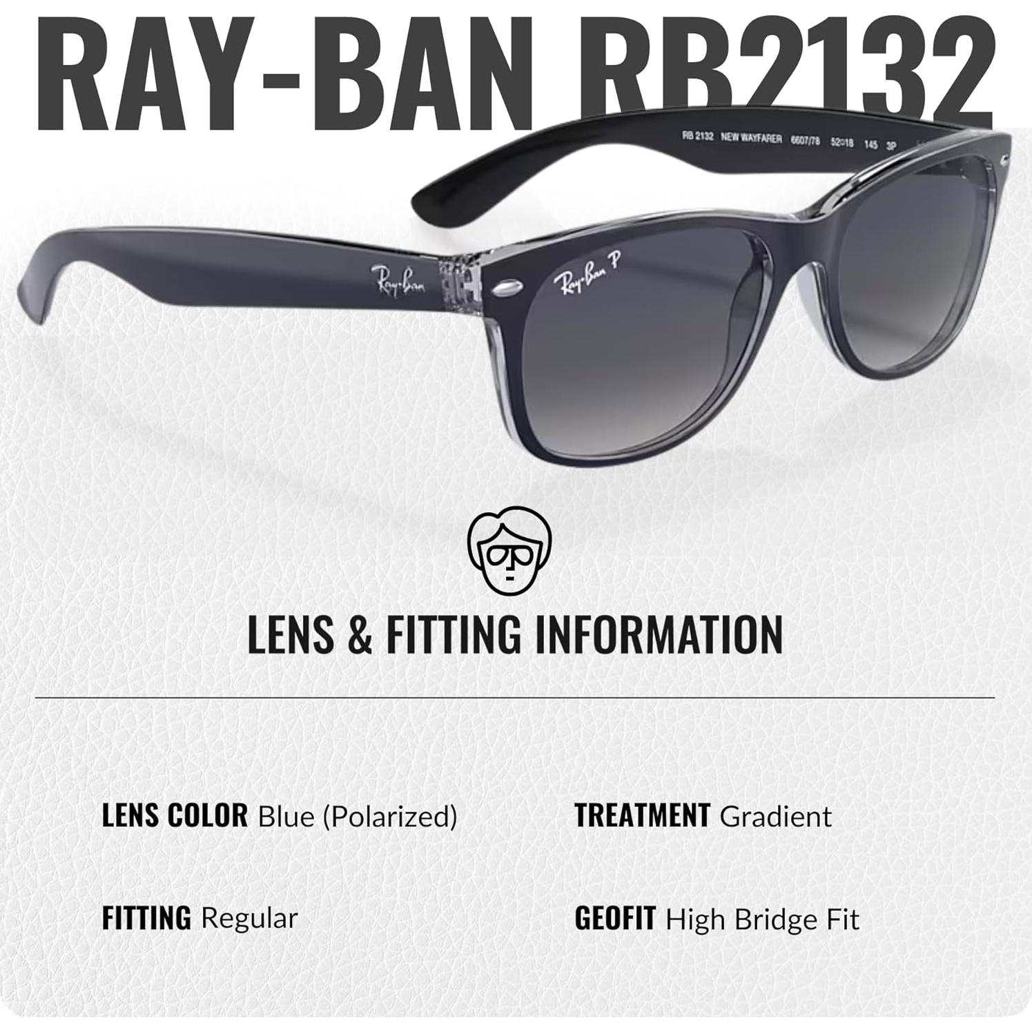 Gafas de Sol Ray-Ban New Wayfarer Cuadradas Polarizadas