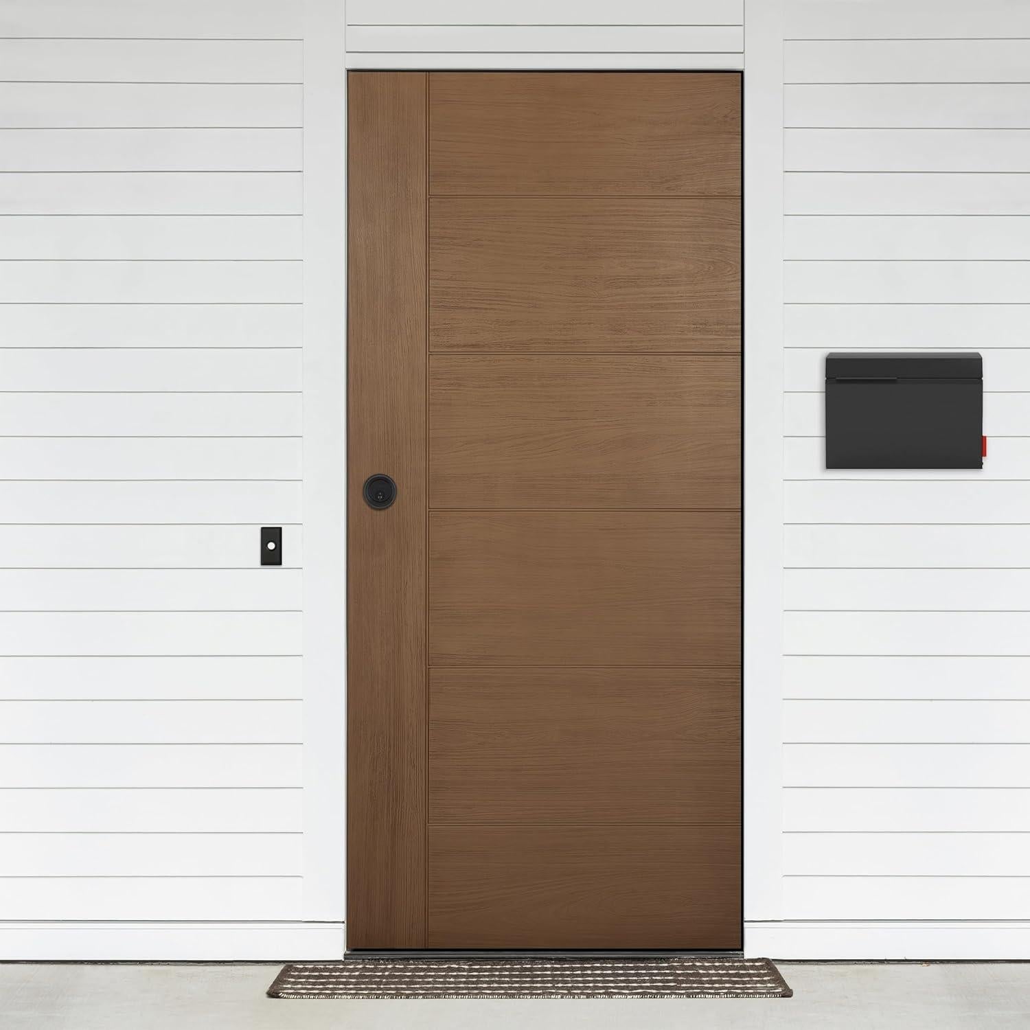 Cerradura de Pestillo Kwikset 817 Control de Llave Negro Mate