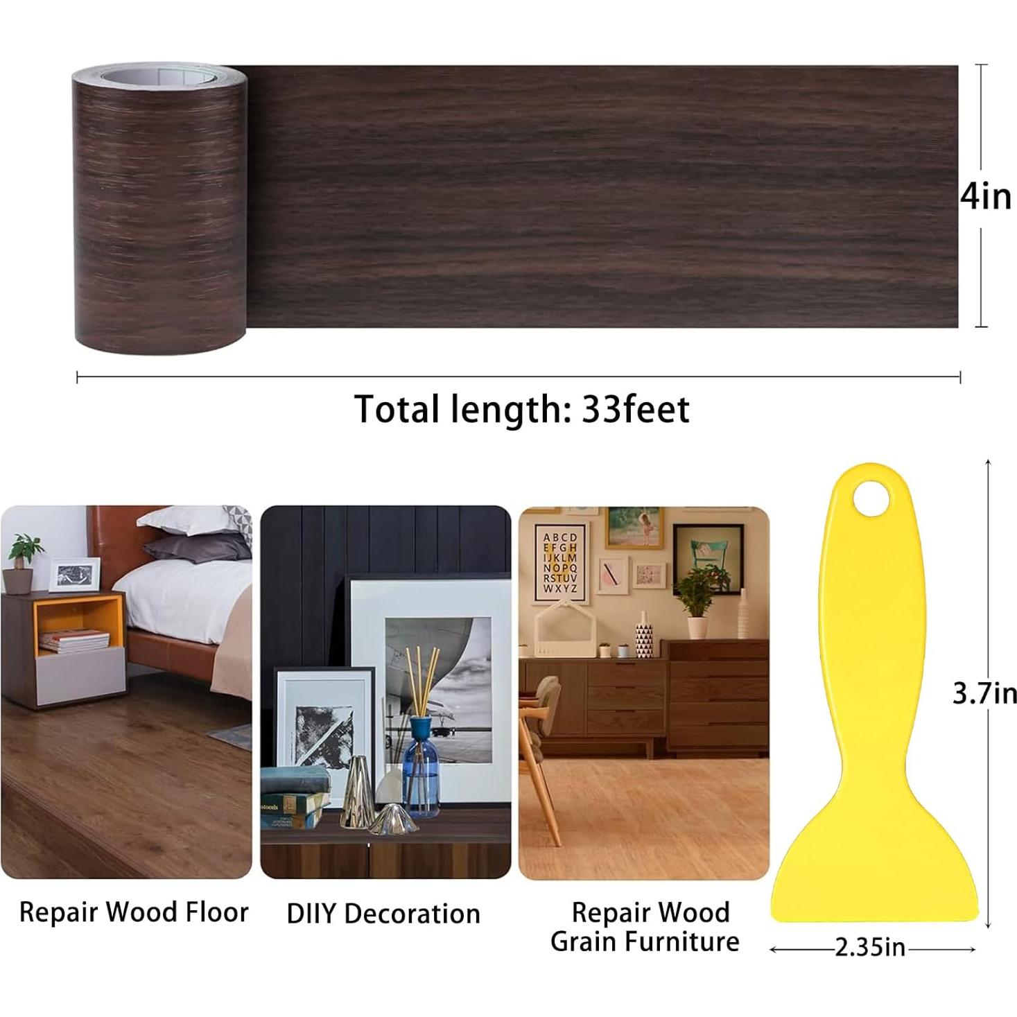Cinta de Reparación de Madera KOBFUN 10m x 10cm Autoadhesiva