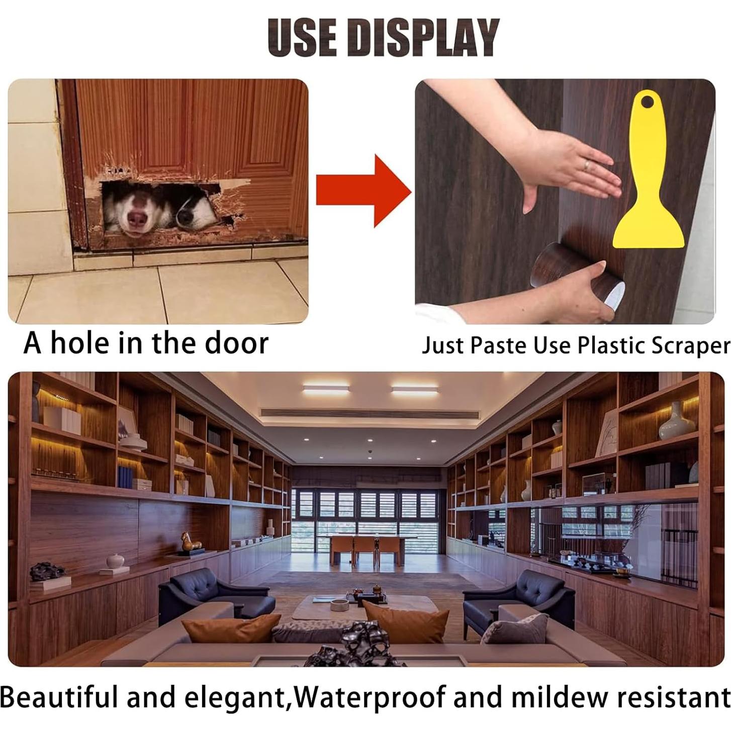 Cinta de Reparación de Madera KOBFUN 10m x 10cm Autoadhesiva