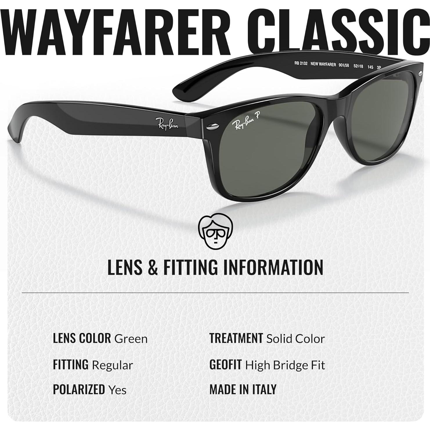 Gafas de Sol Ray-Ban RB2132 New Wayfarer Polarizadas