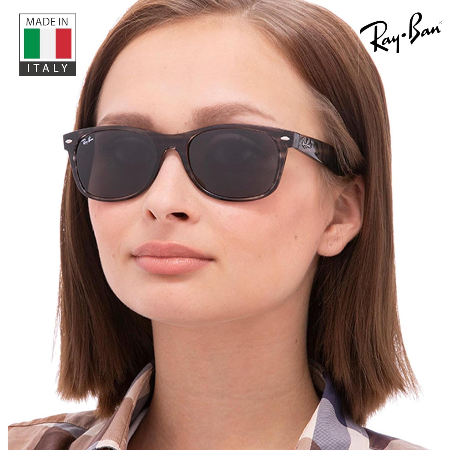 Gafas de Sol Ray-Ban New Wayfarer Cuadradas 55mm Gris