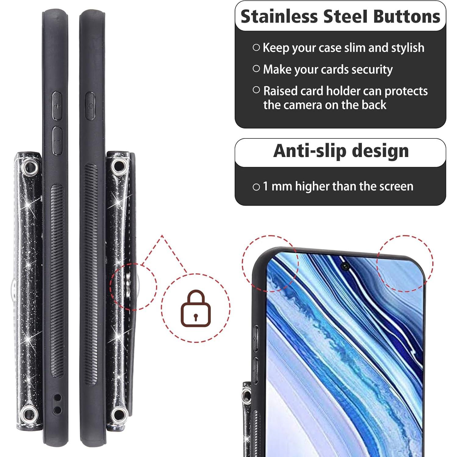 Funda Asuwish para Xiaomi Redmi Note 9 Pro/9S/Pro Max con protector y correa