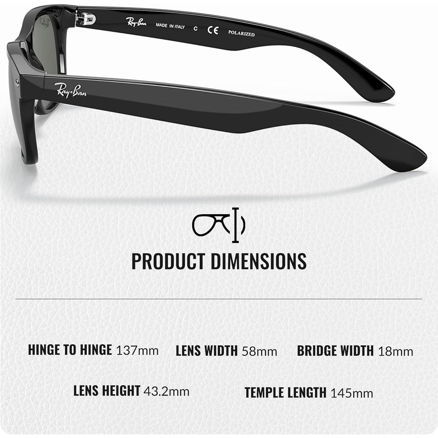 Gafas de Sol Ray-Ban RB2132 Cuadradas Polarizadas 55mm