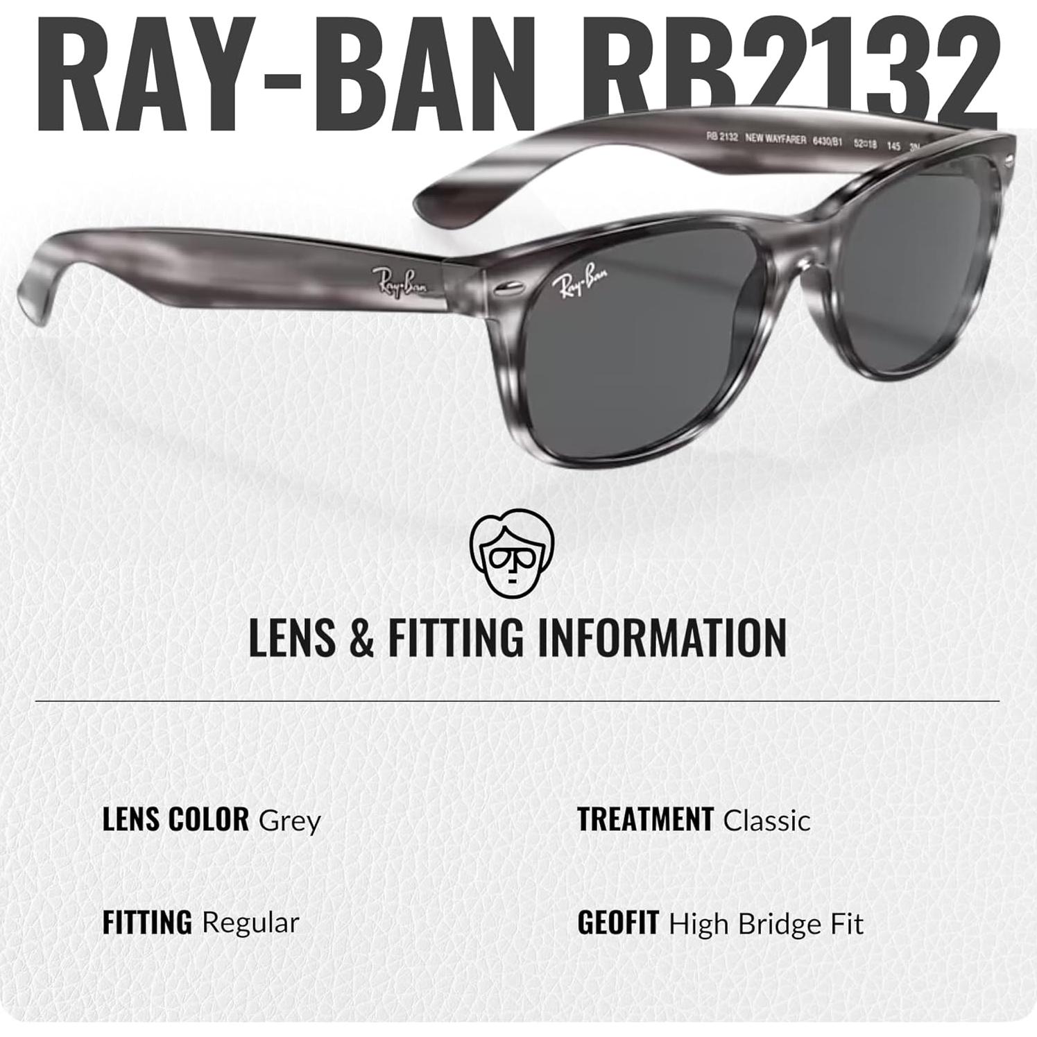 Gafas de Sol Ray-Ban New Wayfarer Cuadradas 58mm