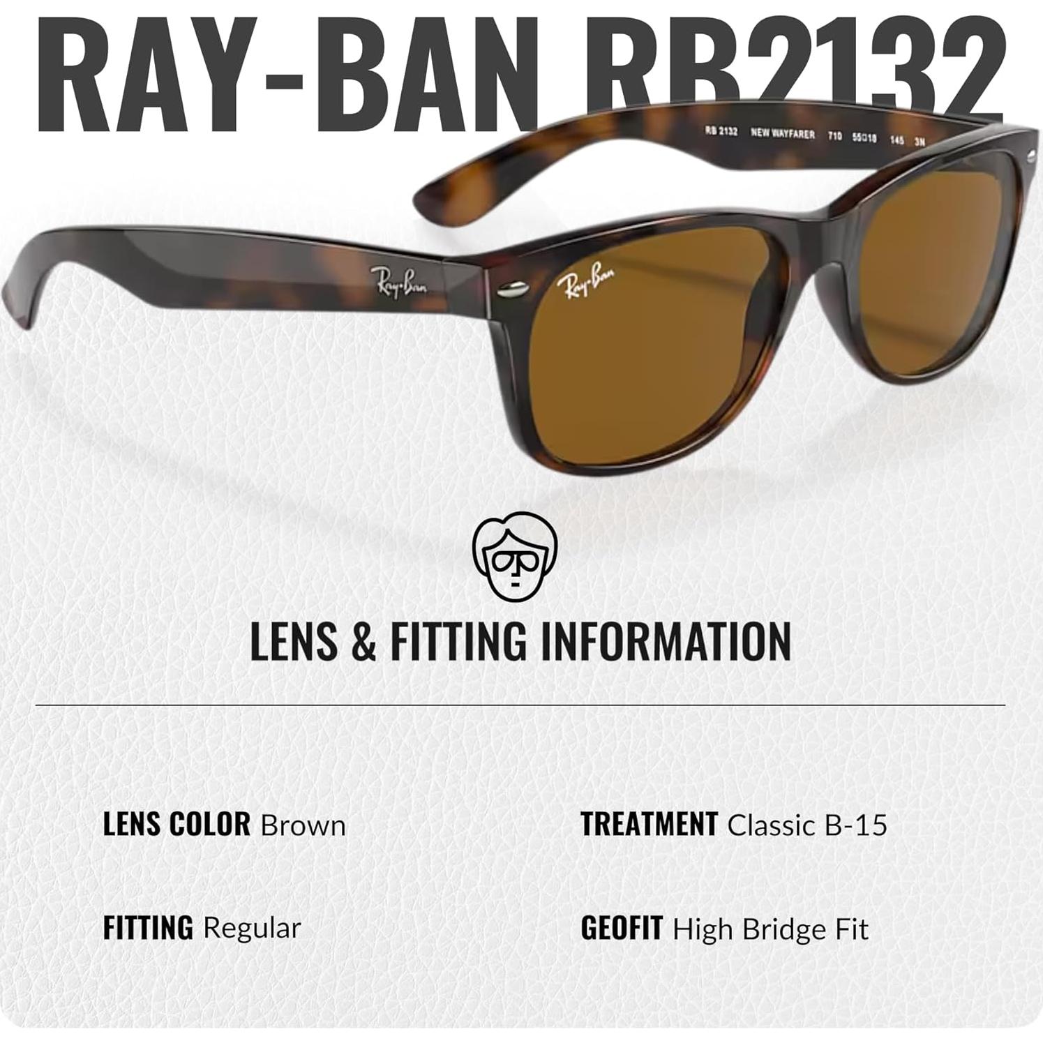 Gafas de Sol Ray-Ban RB2132 New Wayfarer Cuadradas